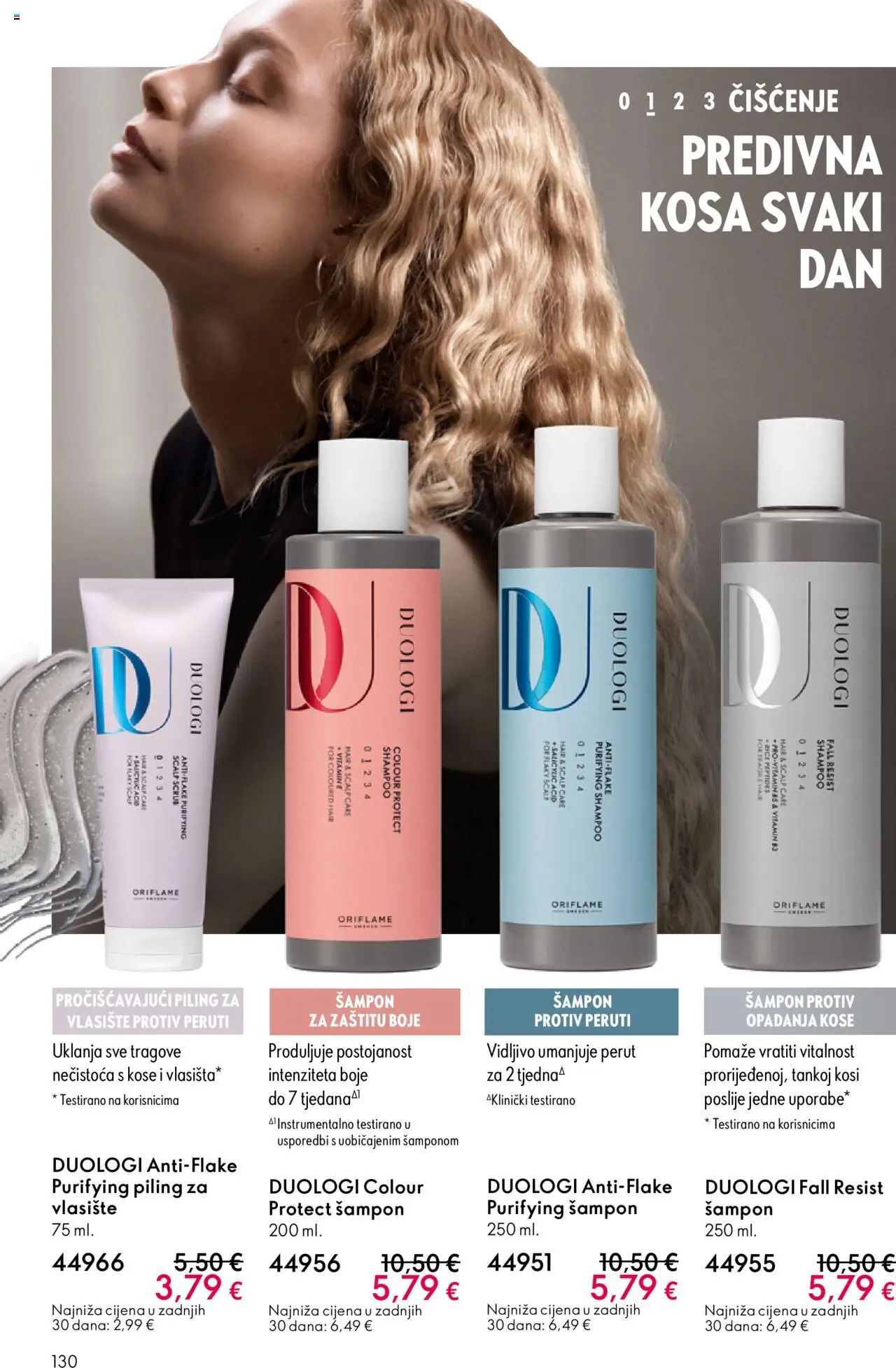 Oriflame katalog | vrijedi od 08.10.2025 | Stranica: 130 | Proizvodi: Šampon, Piling