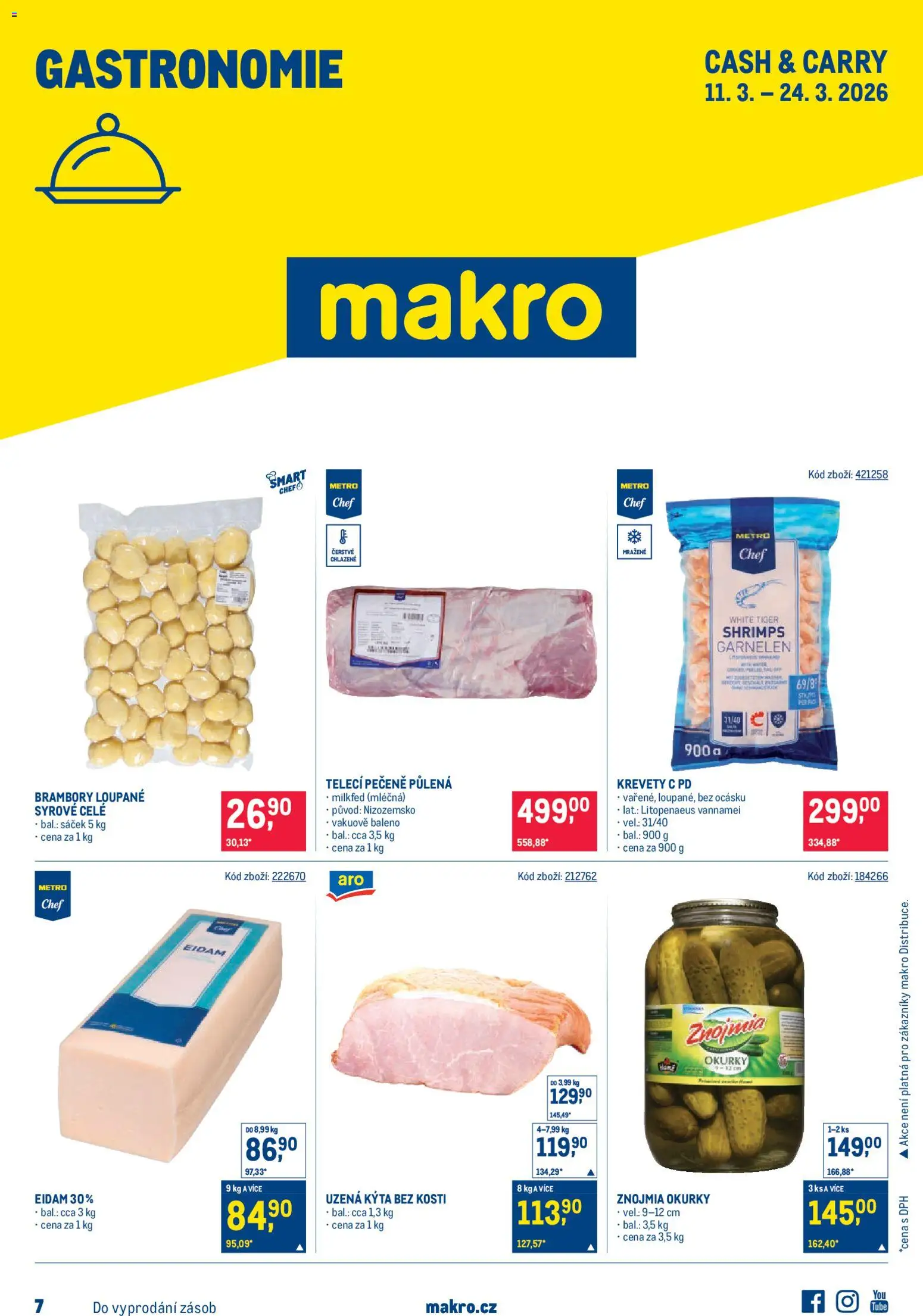 Makro leták - Gastronomie od 11.03.2026 | Strana: 1