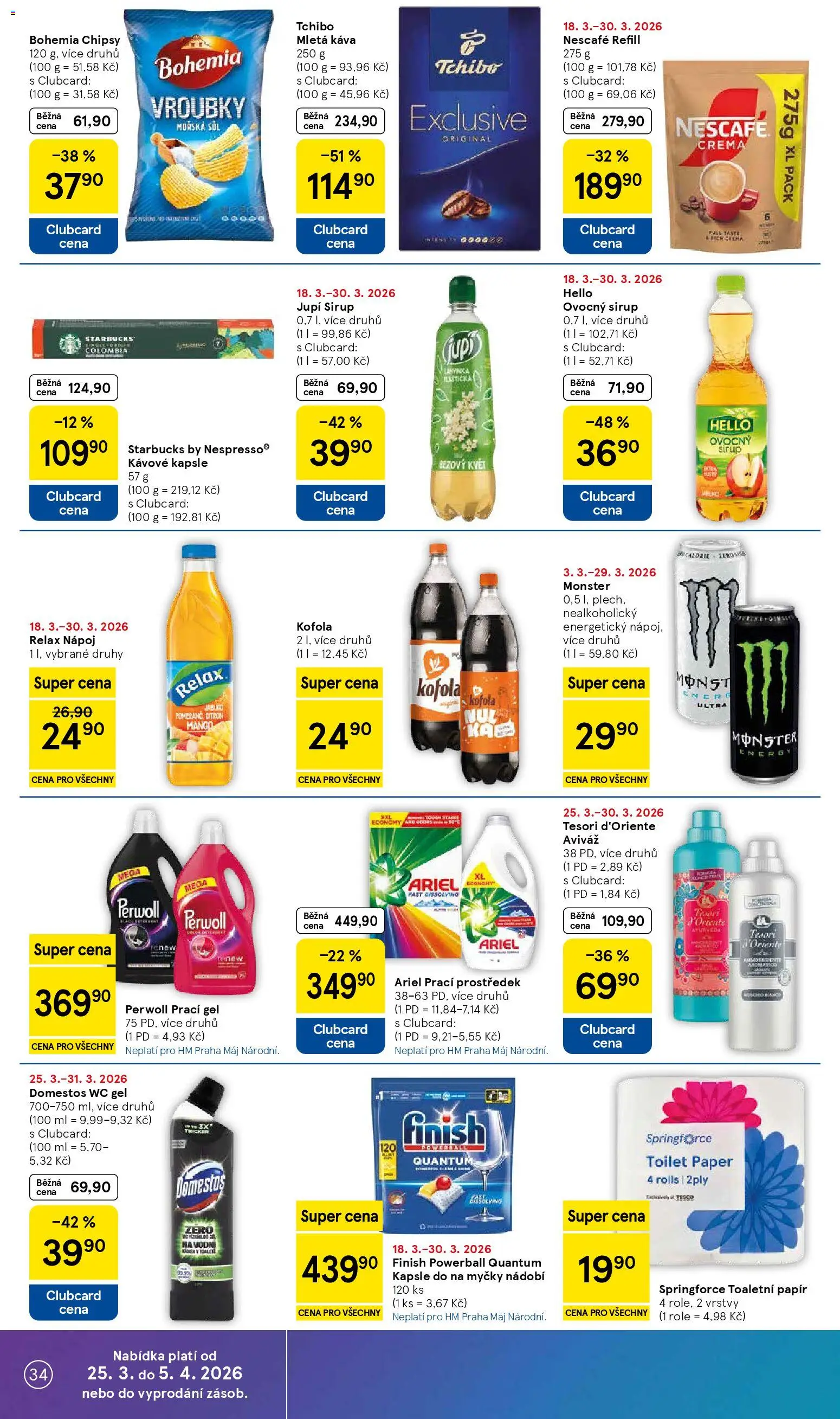 Toto nesmíte zmeškat - aktuální slevy v letáku Tesco 25.03.2026! | Ceská republika