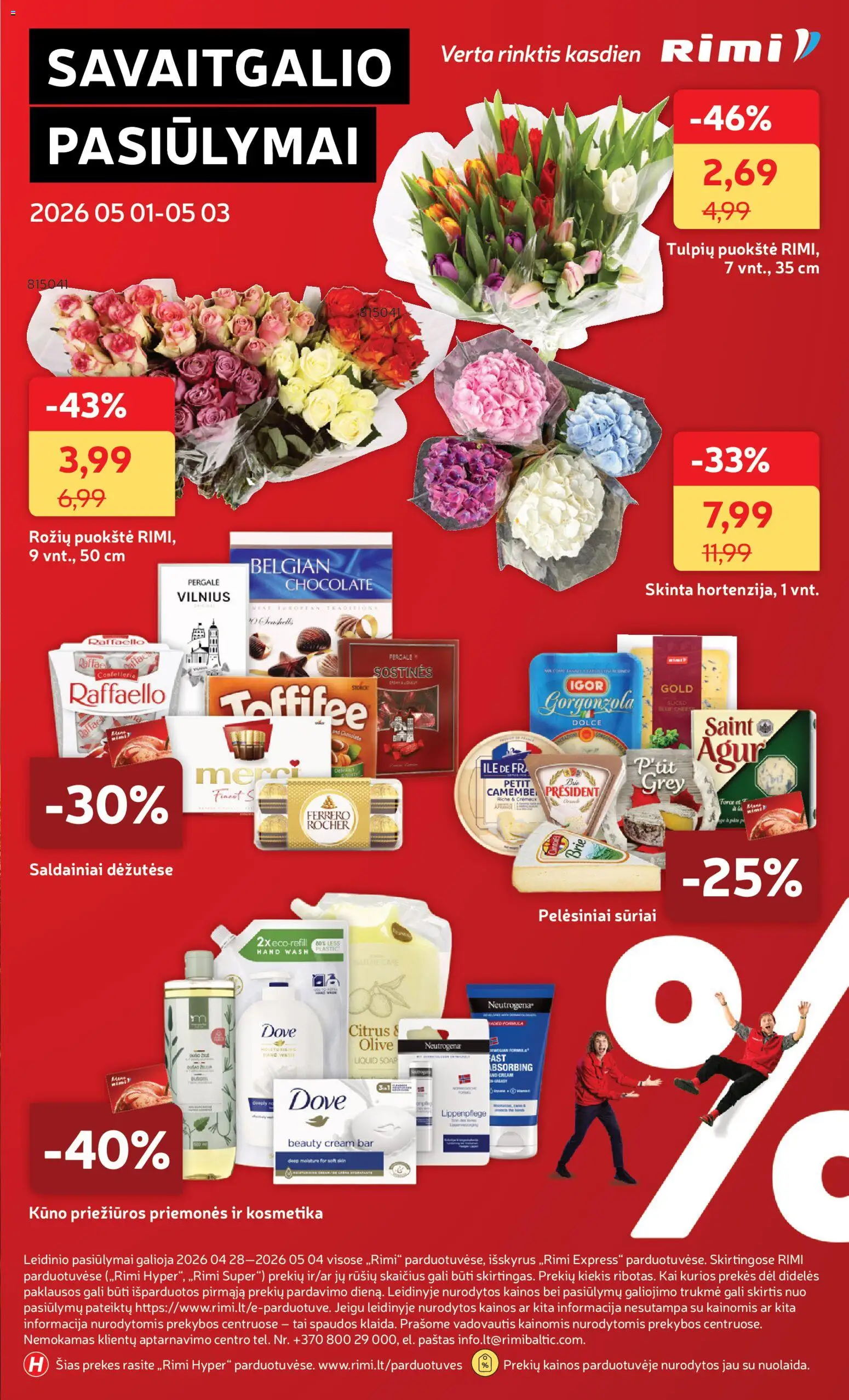 Rimi akcijos nuo 28.04.2026 | Puslapis: 37 | Prekių: Saldainiai