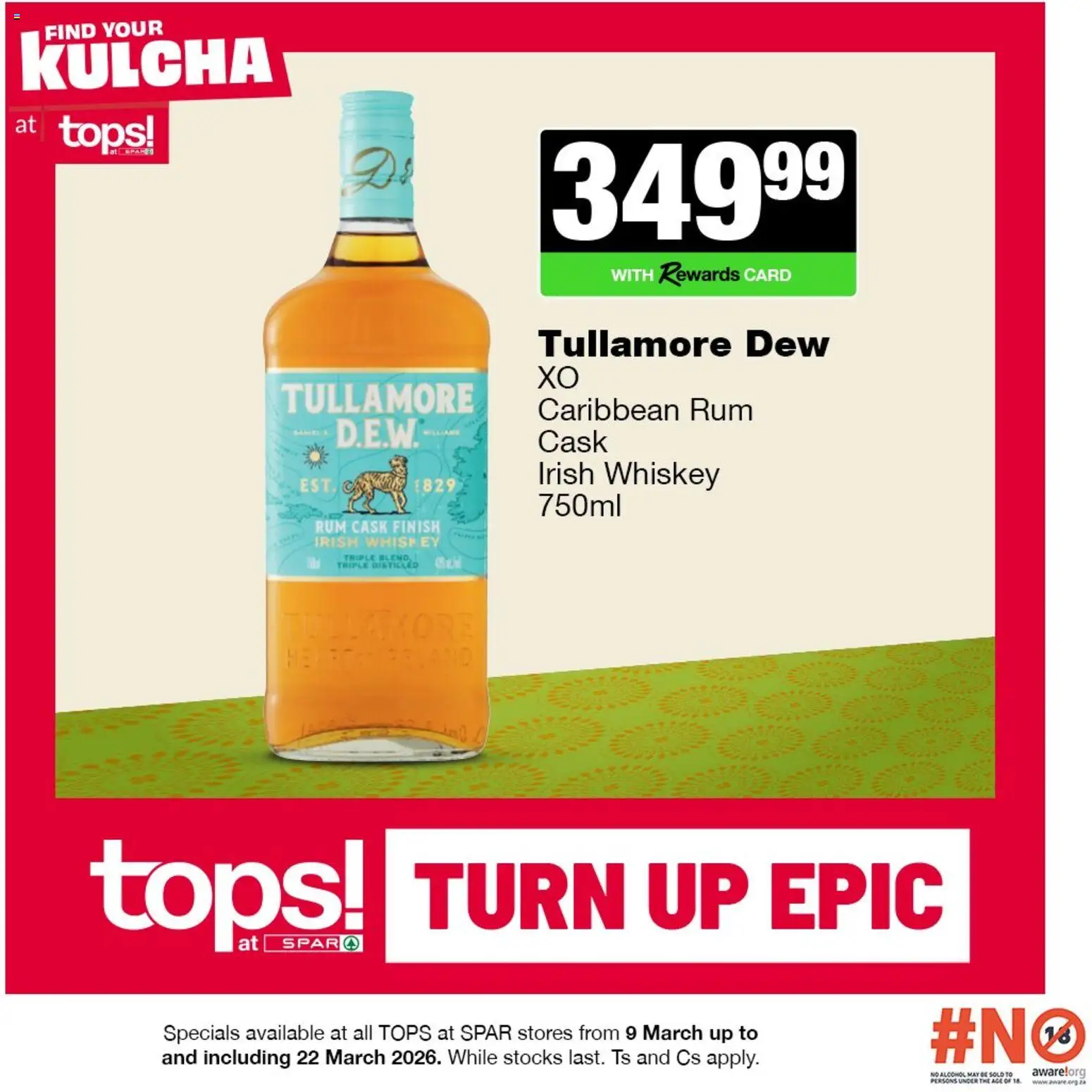 New Tops at Spar catalogue – valid from 09.03.2026 | Page: 4 | Products: Rum, Whiskey