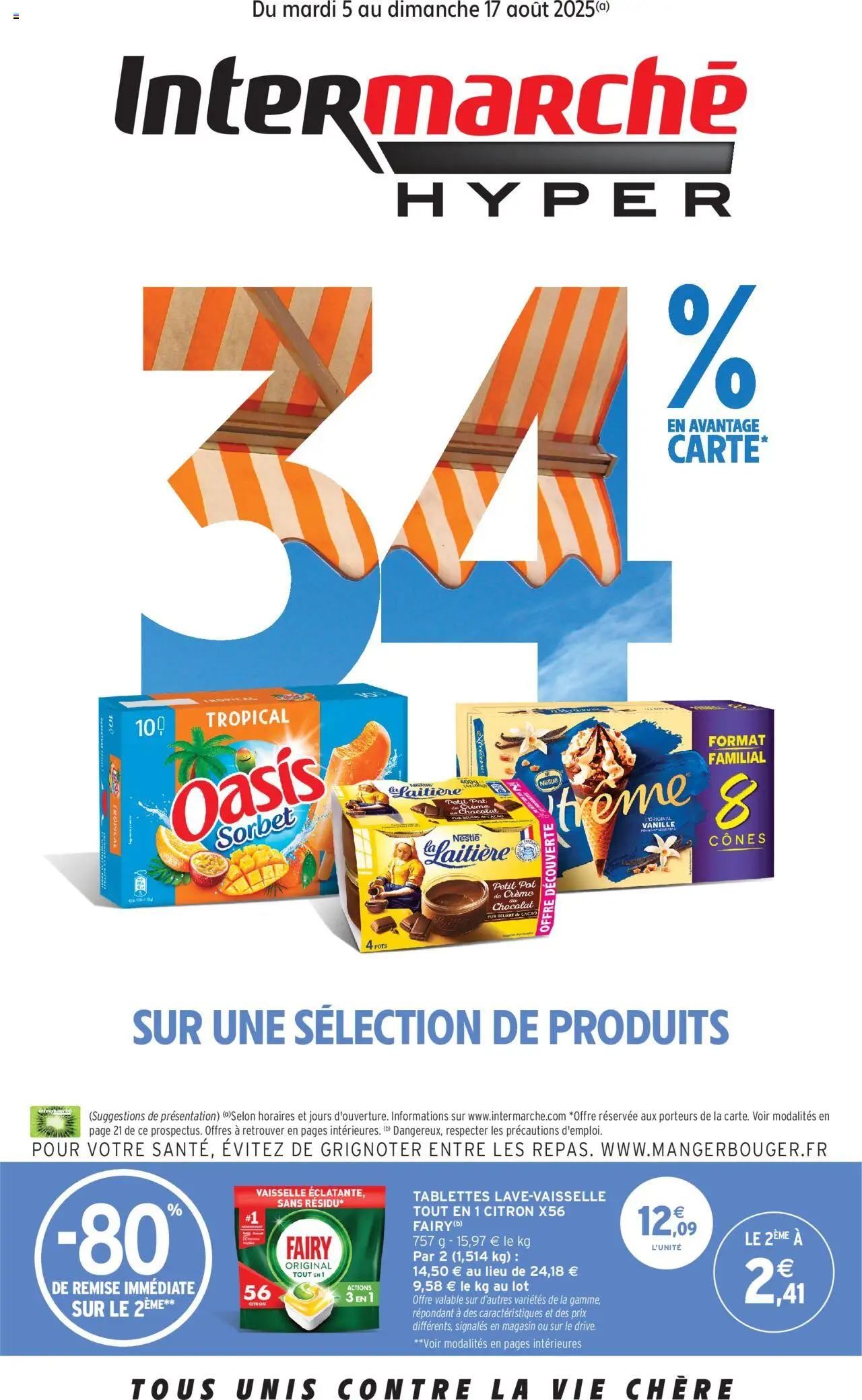  | Page: 1 | Produits: Fairy, Oasis tropical, Tablettes lave-vaisselle, Chocolat