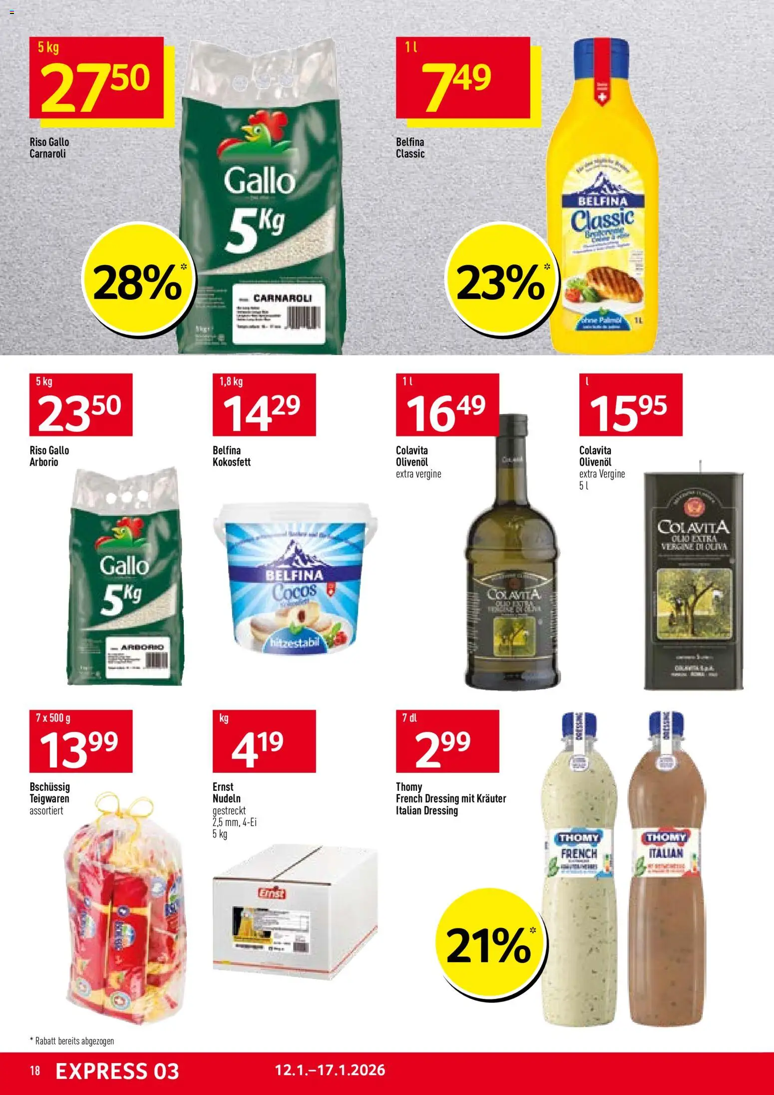 Prodega Aktionen – gültig ab 12.01.2026 | Seite: 18 | Produkte: Dressing, Teigwaren, Nudeln