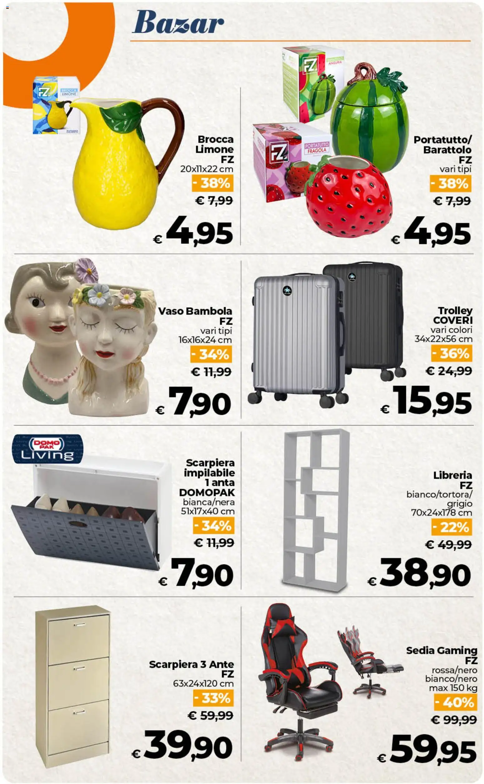 Volantino Ipercoop del 28.04.2026 | Pagina: 56 | Prodotti: Limone, Anguria, Libreria, Scarpiera