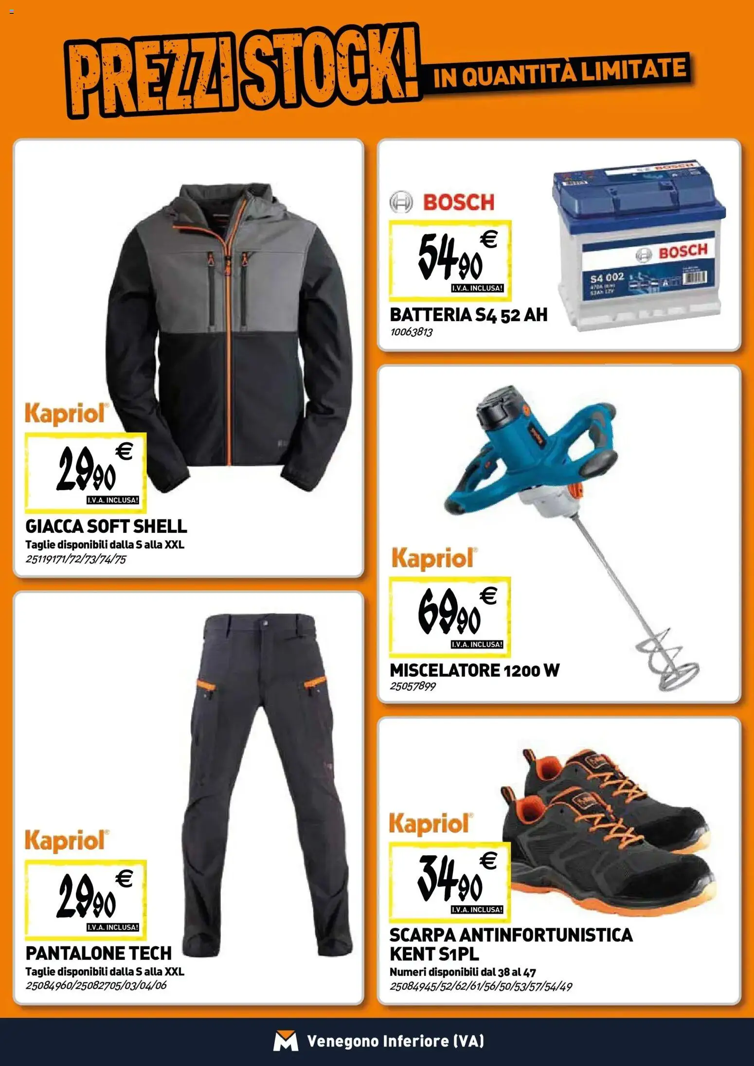 Volantino TECNOMAT del 22.01.2026 | Pagina: 15 | Prodotti: Giacca, Miscelatore, Batteria