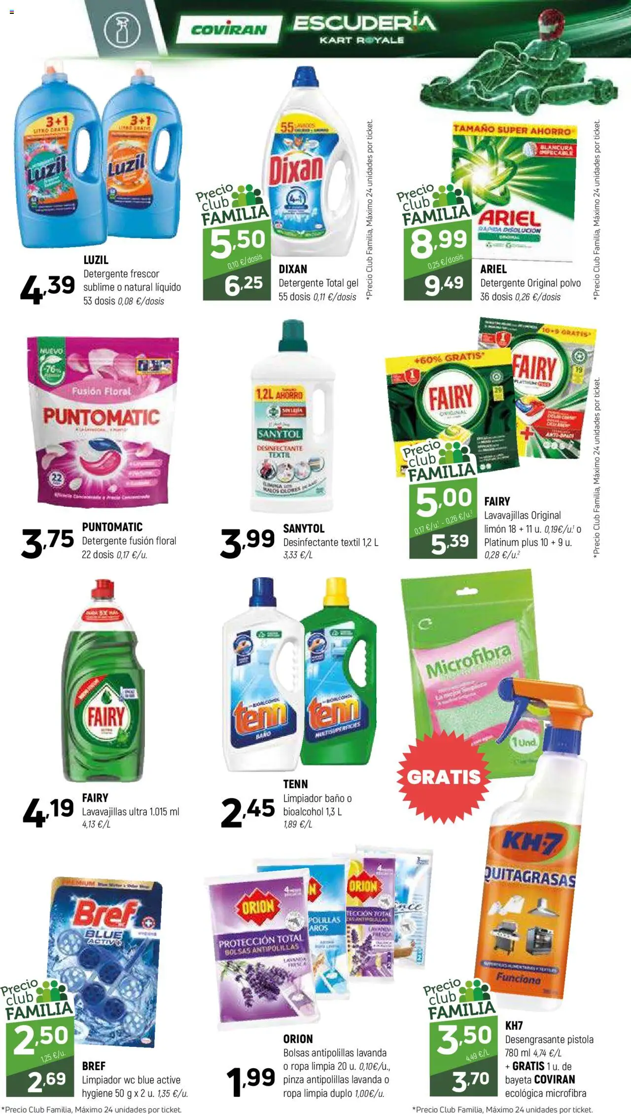 Coviran ofertas │ válido desde el 07.10.2025 | Página: 19 | Productos: Detergente, Ropa, Lavavajillas, Baño