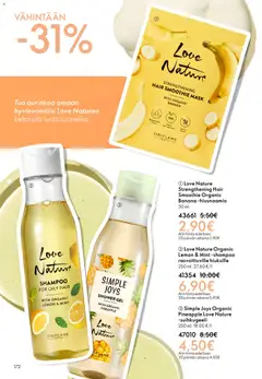 Oriflame-mainoslehti voimassa 18.02.2026 alkaen | Sivu: 172 | Tuotteet: Shampoo, Hiusnaamio, Suihkugeeli