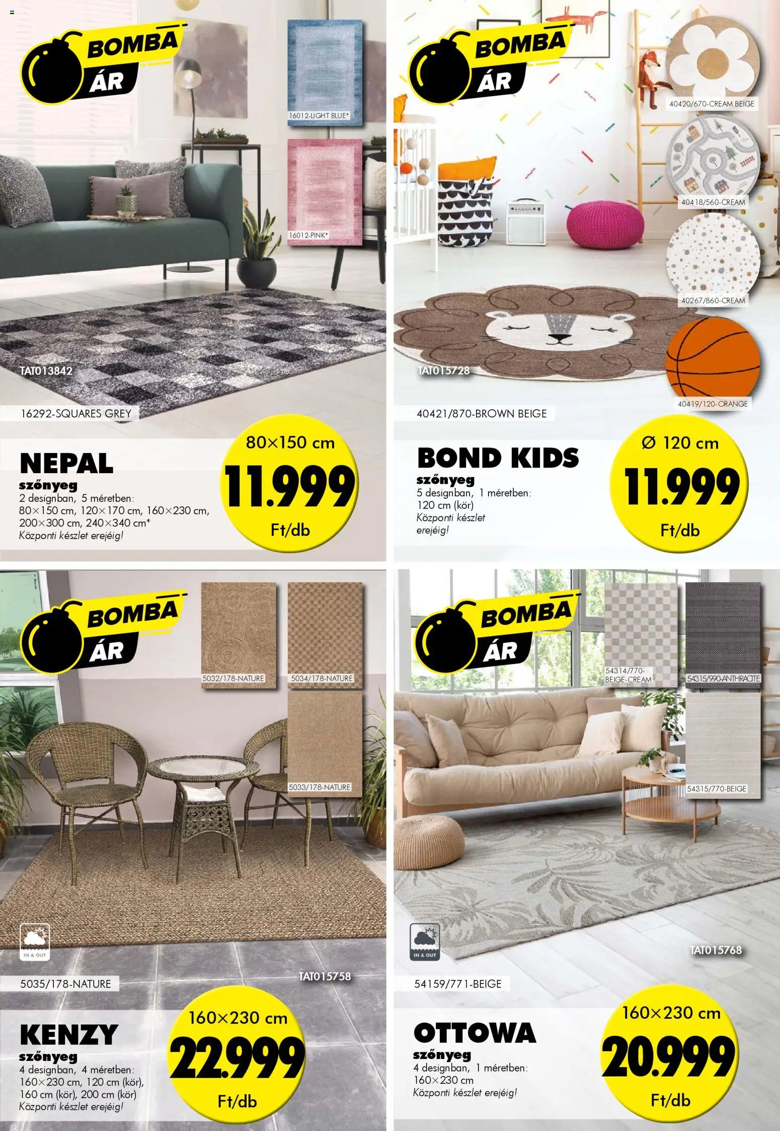 Diego akciós ujság - amely érvényes a következő dátumtól: 01.02.2026 | Oldal: 7 | Termékek: Szőnyeg