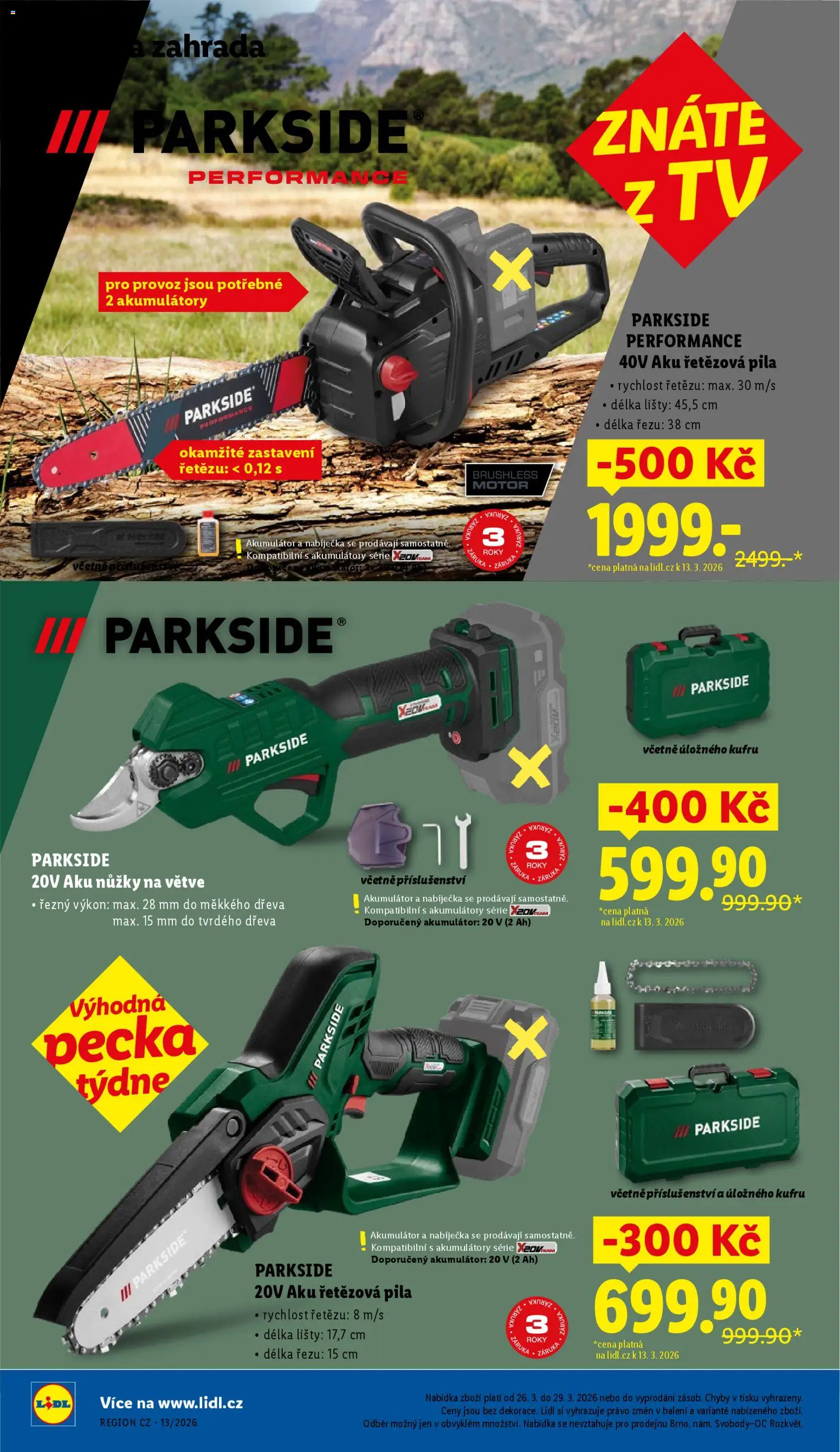 Lidl leták od 26.03.2026 💥 Nenechte si ujít TOP nabídky! ⭐ | Ceská republika