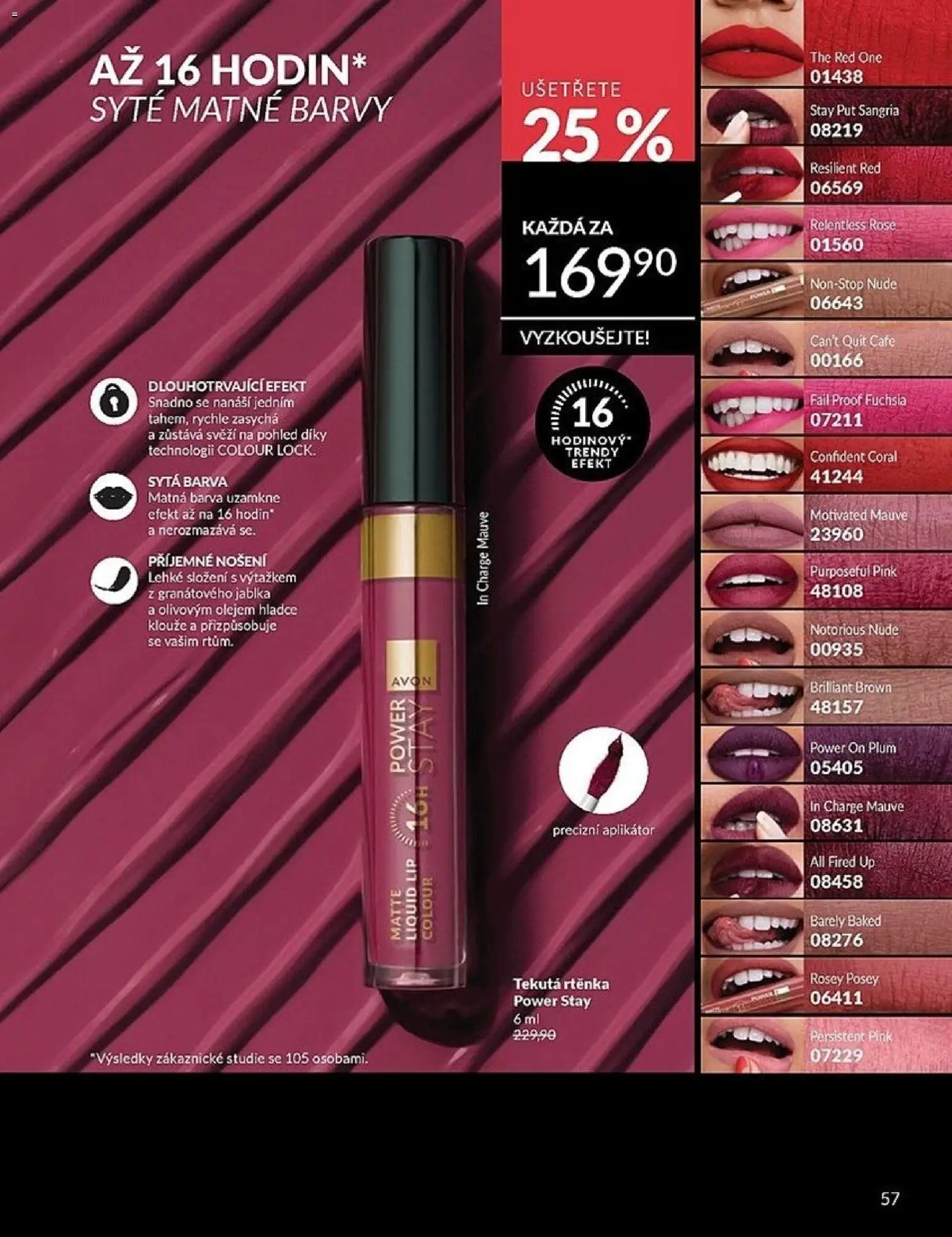 Avon katalog 2/2026 od 01.02.2026 | Strana: 57 | Produkty: Jablka, Sangria, Barvy, Rtěnka