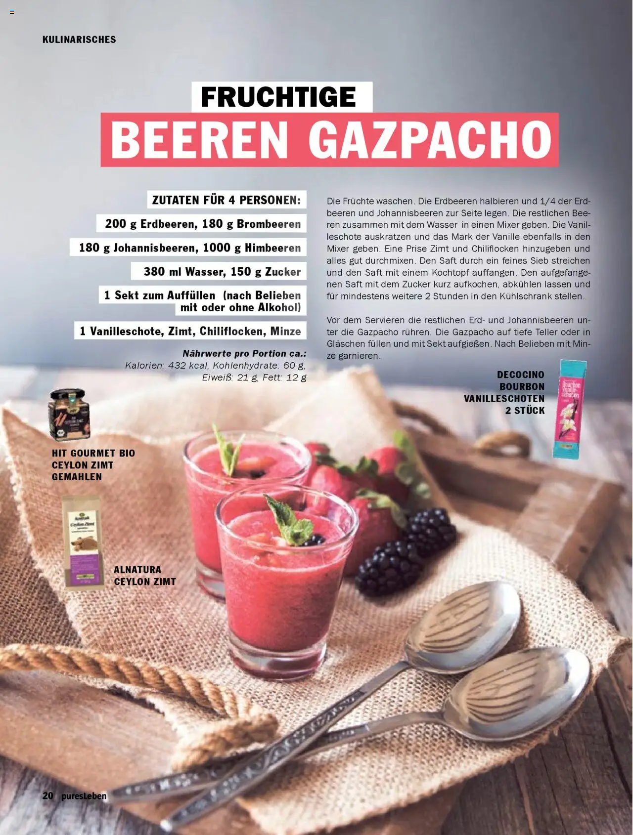 HIT  pures Leben 03/2025 - gültig ab dem 01.07.2025 | Seite: 20 | Produkte: Himbeeren, Kühlschrank, Zucker, Saft