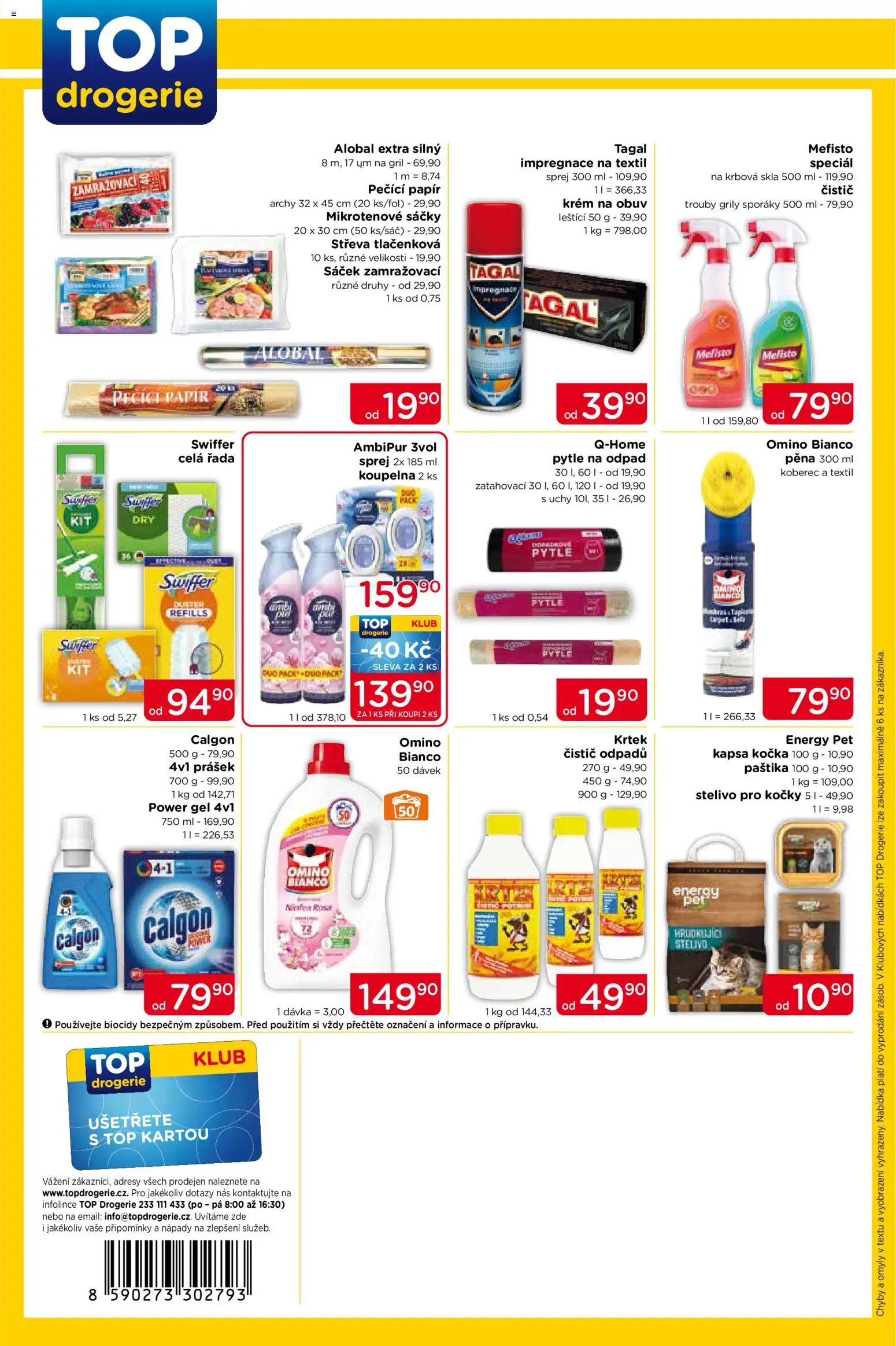 Top drogerie leták od 22.01.2026 | Strana: 4 | Produkty: Obuv, Calgon, Drogerie, Koberec