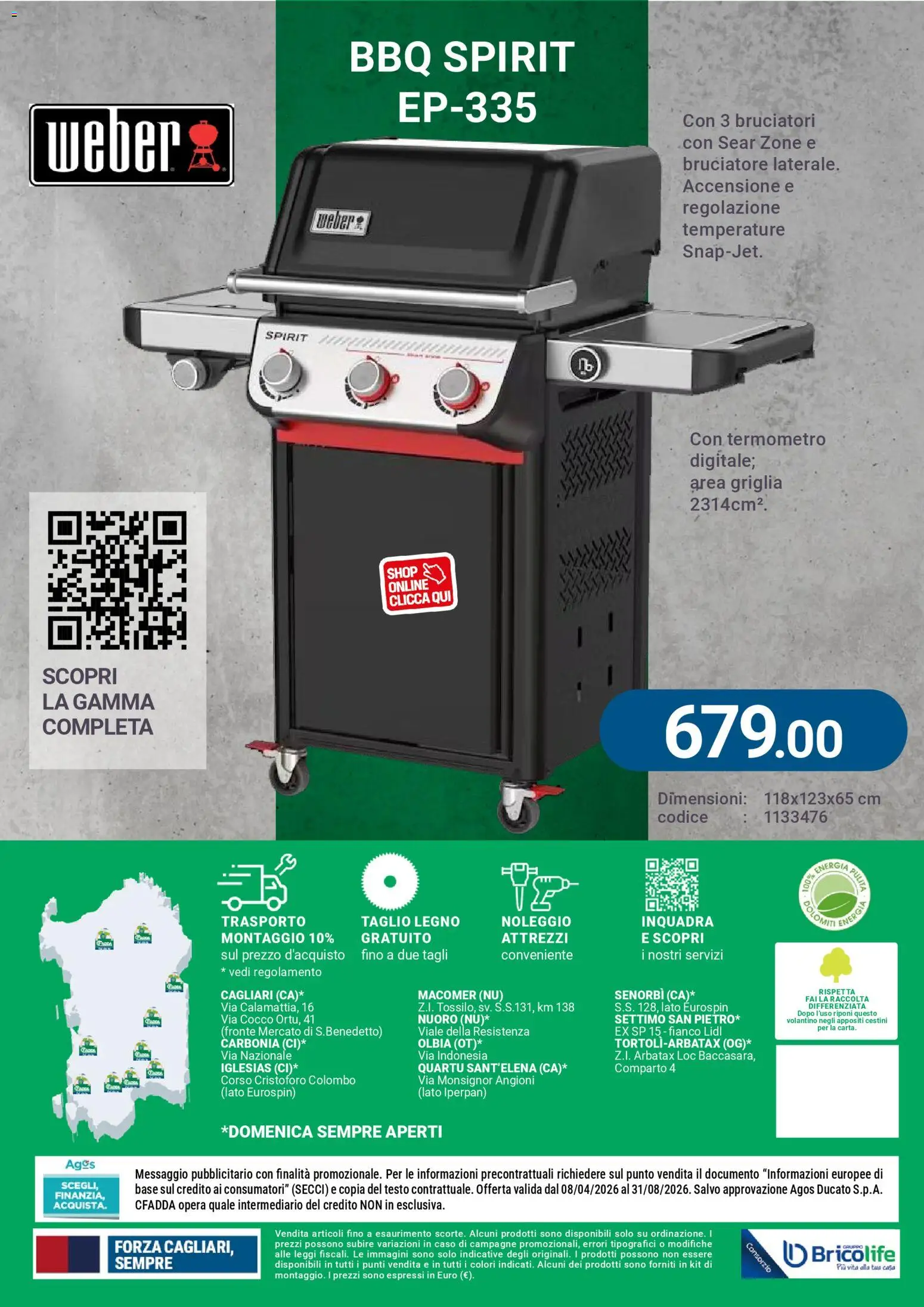 Volantino CFadda del 08.04.2026 | Pagina: 40 | Prodotti: Cocco, Griglia, Termometro