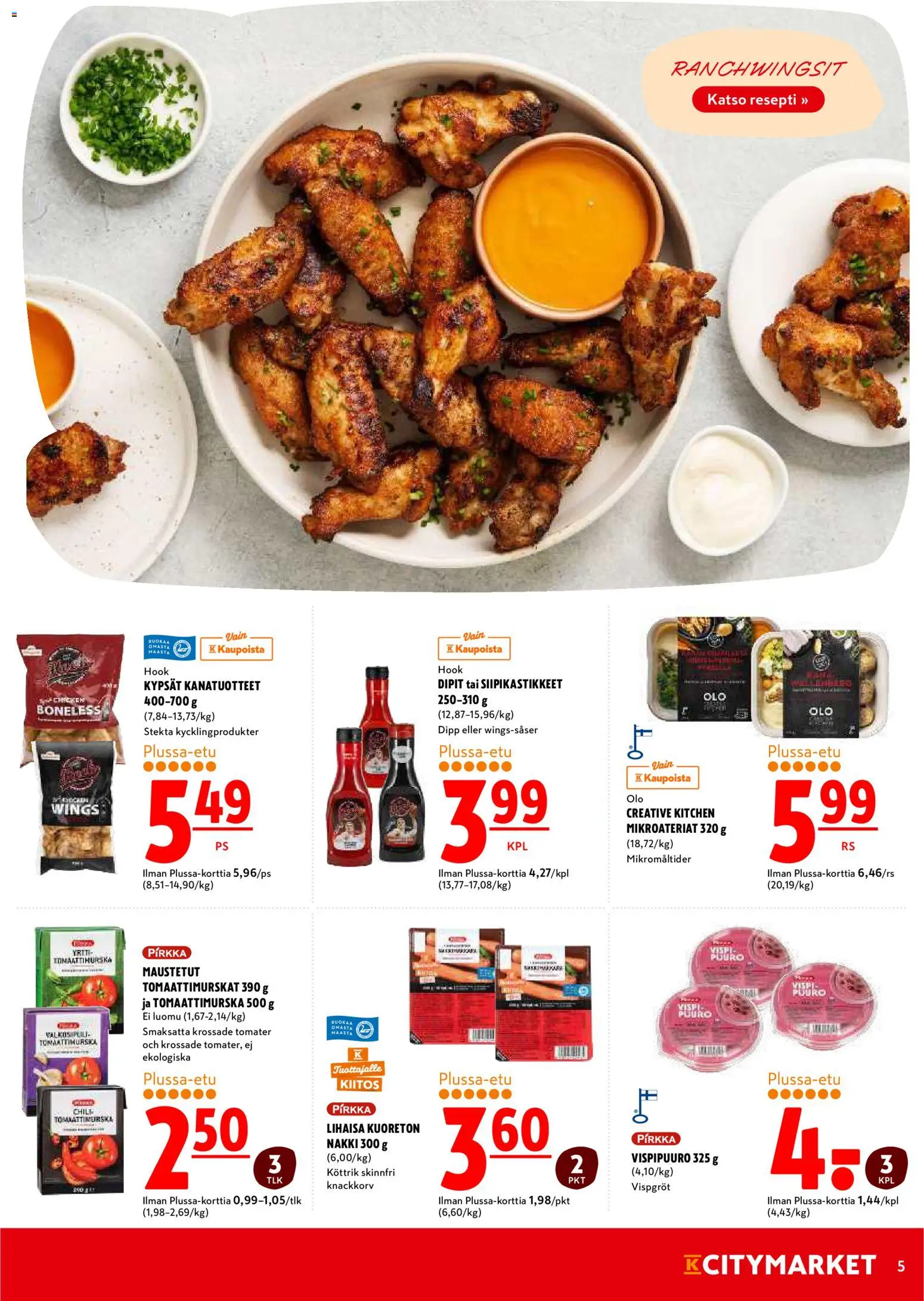 K-Citymarket tarjoukset – voimassa 16.02.2026 alkaen | Sivu: 5