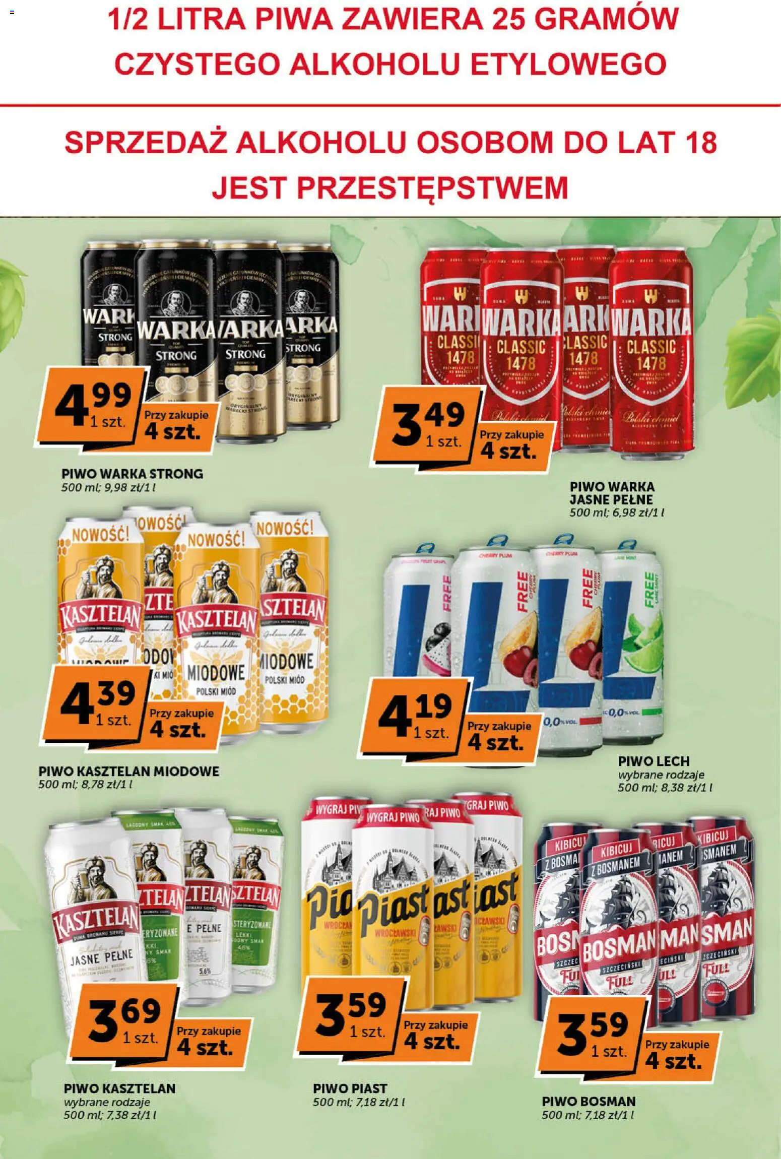 ABC Gazetka - Katalog od 19.02.2026 | Strona: 26 | Produkty: Piwo Bosman, Warka, Piwo Warka, Piwo