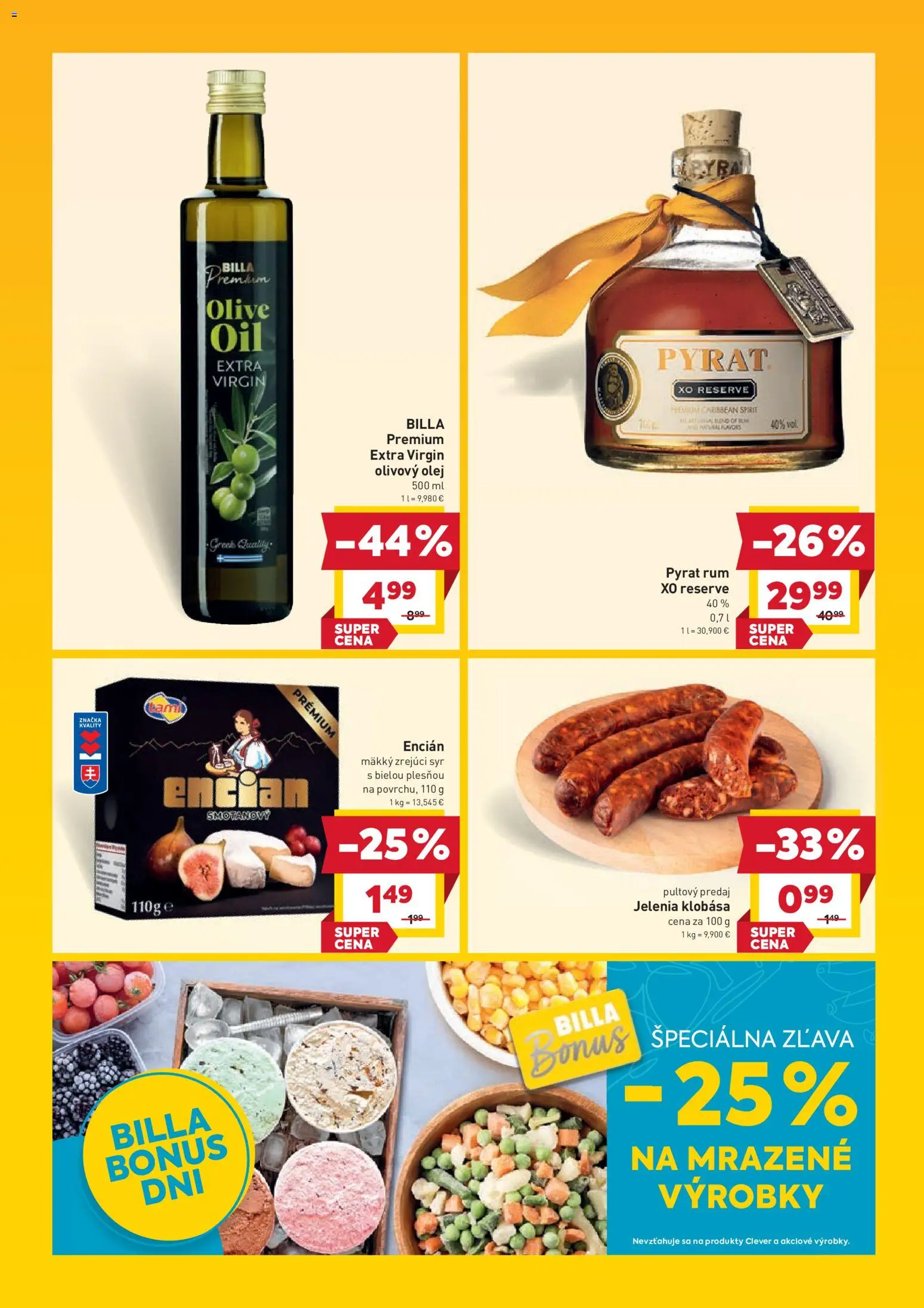 Nové Billa akcie – leták je platný od 03.12.2025 | Strana: 4