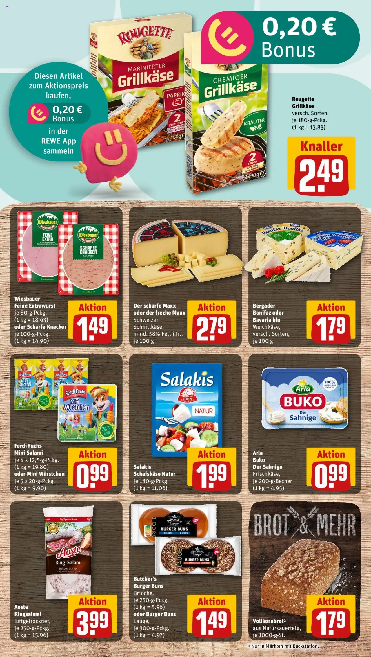 Rewe Prospekt 	 - gültig ab dem 25.08.2025 | Seite: 9 | Produkte: Vollkornbrot, Salakis, Brot, Schafskase