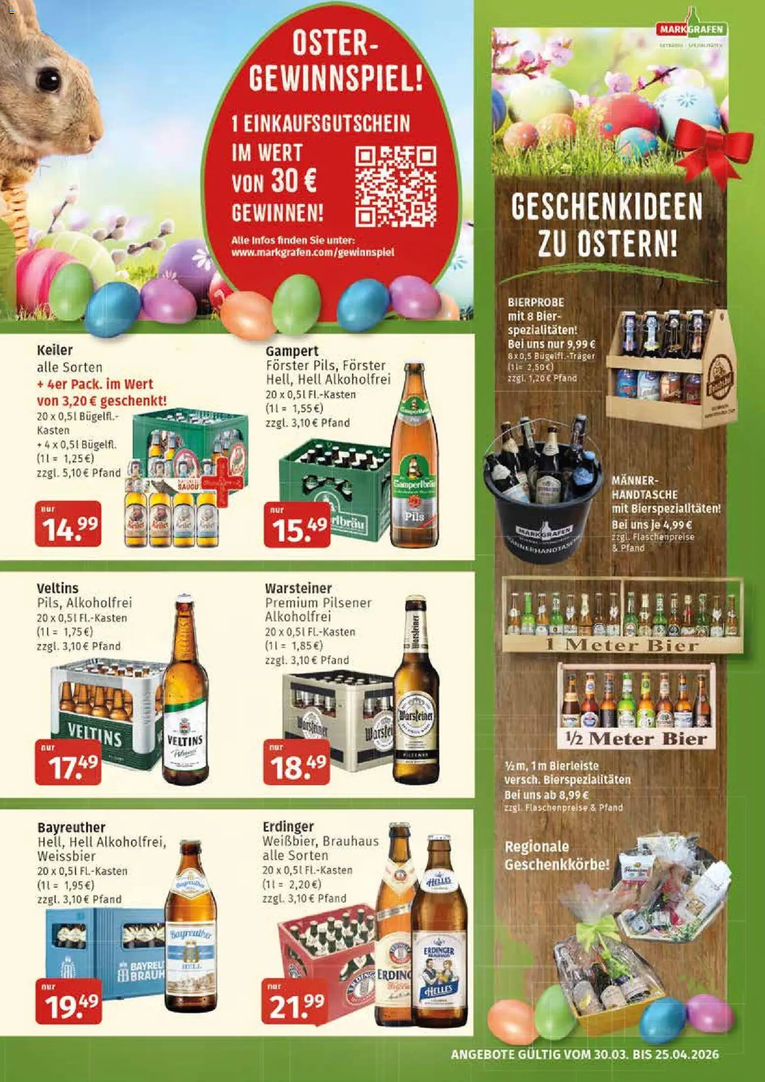 Markgrafen Prospekt – gültig ab 30.03.2026 | Seite: 5 | Produkte: Erdinger, Weißbier, Handtasche, Veltins
