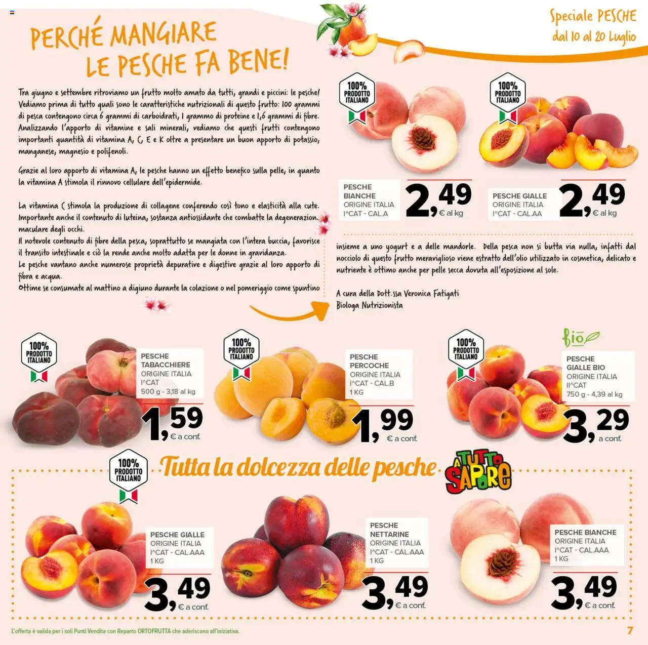 Volantino Todis del 10.07.2025 | Pagina: 7 | Prodotti: Cellulare, Yogurt, Pesca