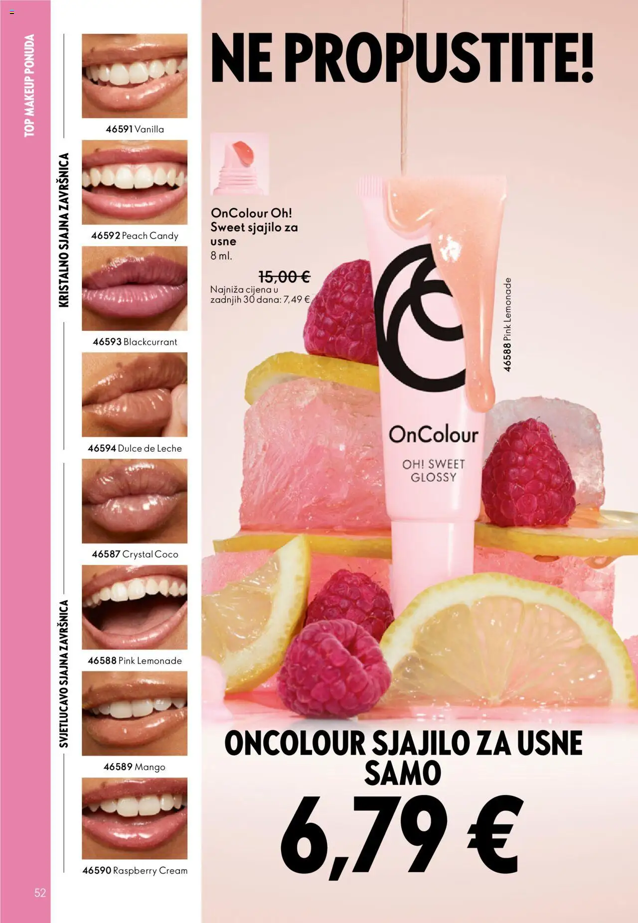 Oriflame katalog | vrijedi od 08.10.2025 | Stranica: 52 | Proizvodi: Sjajilo za usne, Mango