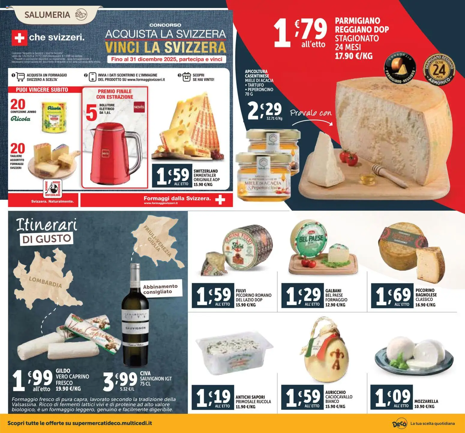 Volantino Decò del 07.11.2025 | Pagina: 4 | Prodotti: Rucola, Formaggio, Peperoncino, Pecorino