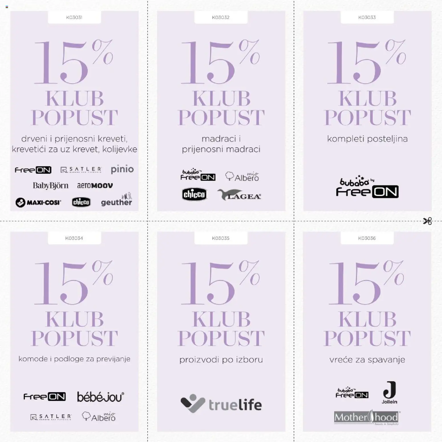 Baby Center katalog | vrijedi od 10.03.2026 | Stranica: 31 | Proizvodi: Krevetići, Podloge za previjanje, Posteljina