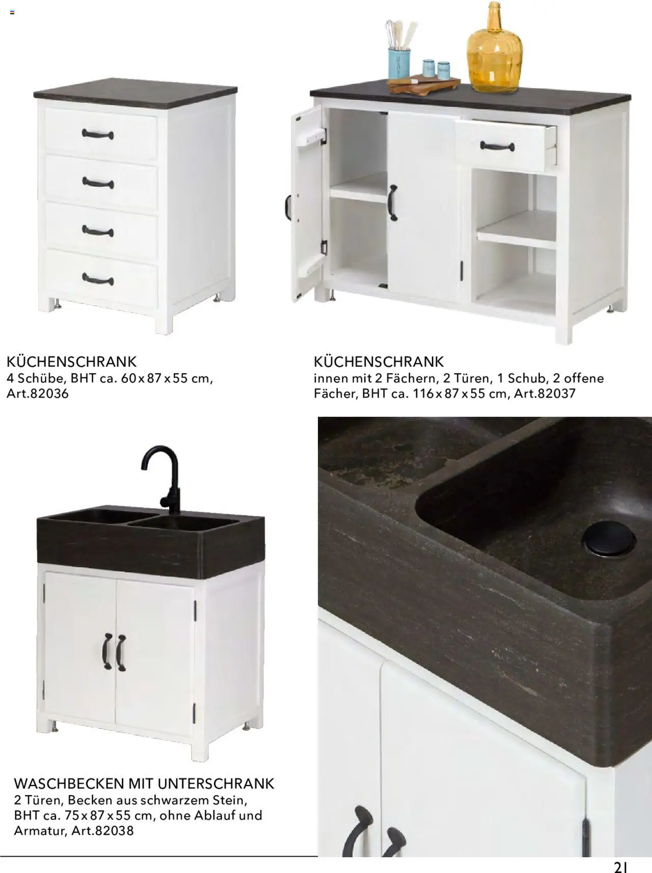 Rahaus Küchen – gültig ab 01.06.2024 | Seite: 21 | Produkte: Waschbecken, Unterschrank