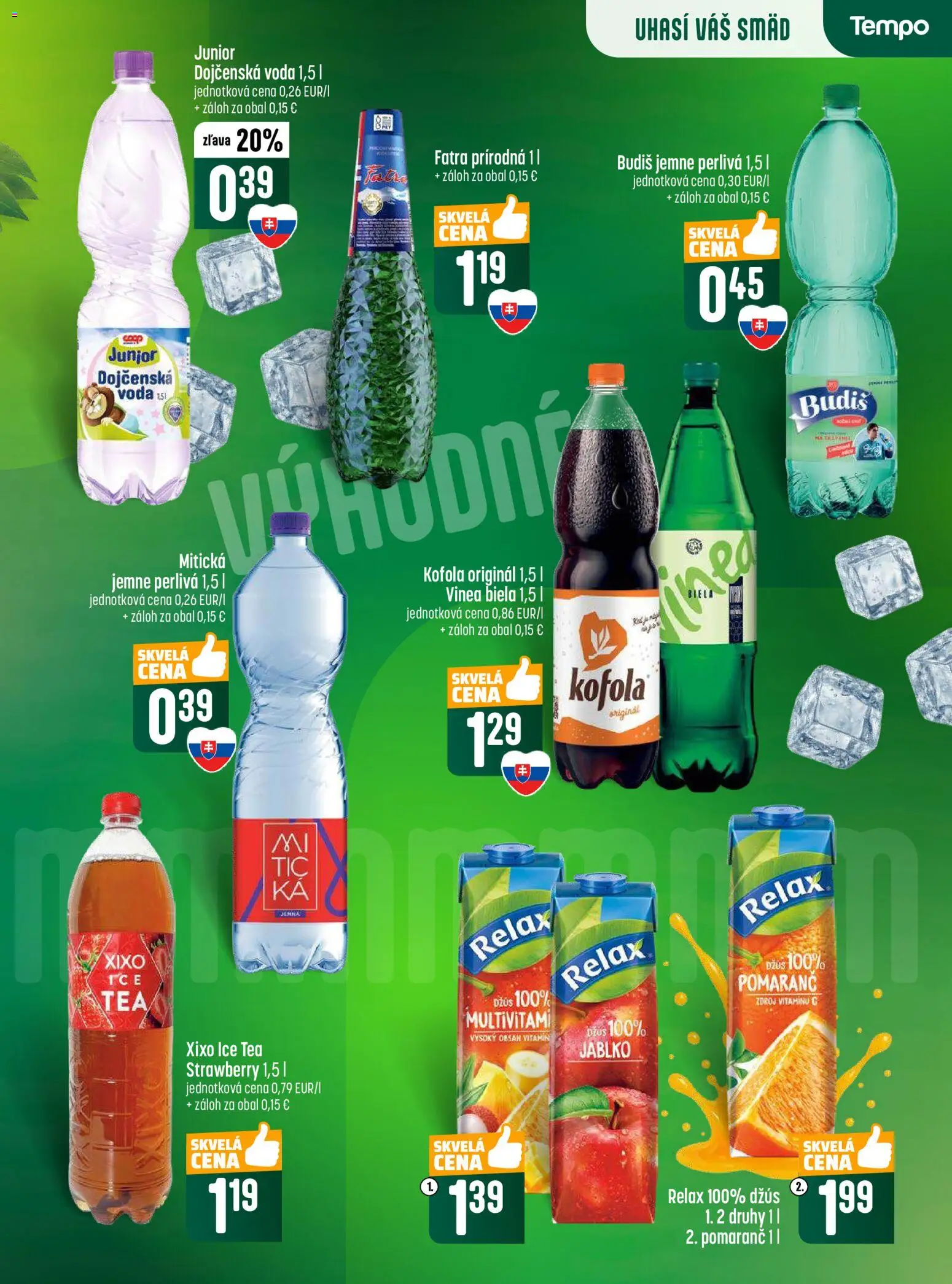 Nové COOP Jednota akcie – leták je platný od 30.10.2025 | Strana: 19 | Produkty: Kofola, Voda, Fatra, Mitická