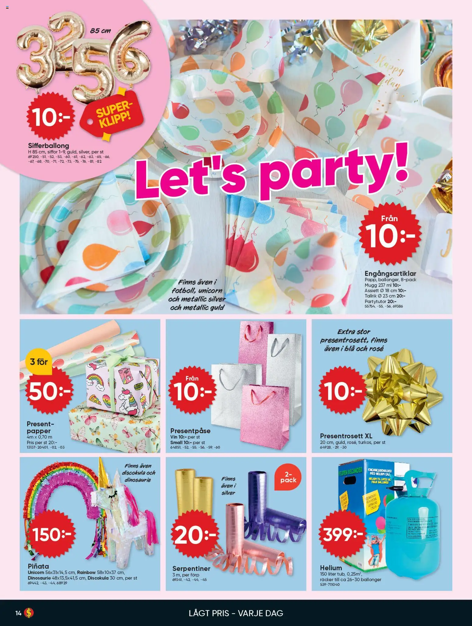 Dollar Store reklamblad aktuell från 27.10.2025 | Sida: 14 | Produkter: Vin, Papper