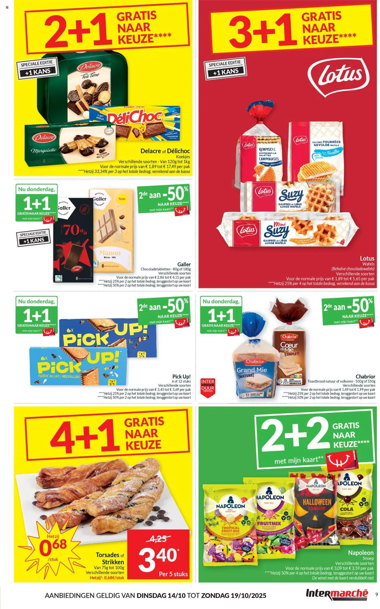 {H1} | Pagina: 9 | Producten: Wafels, Fruit, Snoep, Kaart