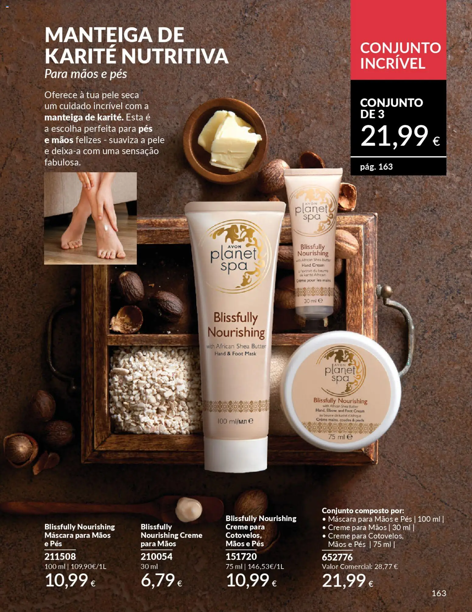 Catálogo Avon Campanha 1 │ válido de 01.01.2026 | Página: 163 | Produtos: Creme para mãos, Manteiga, Creme