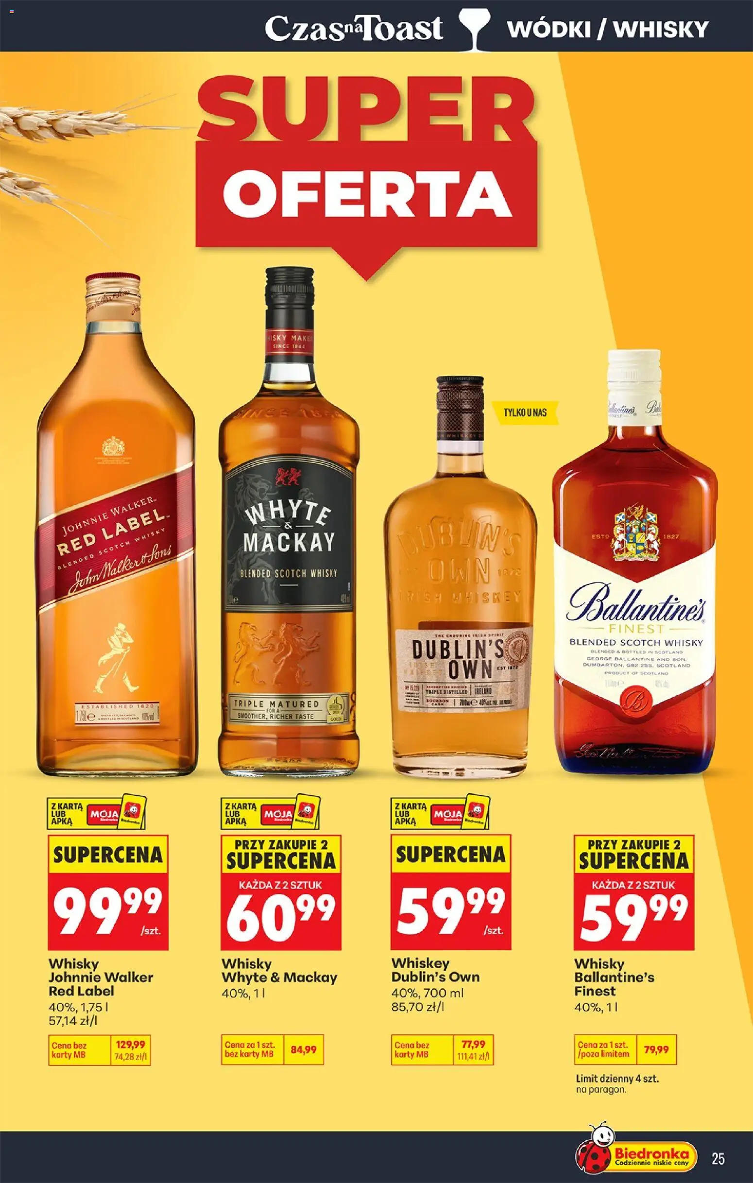 Biedronka gazetka - Czas na toast od 20.04.2026 | Strona: 25