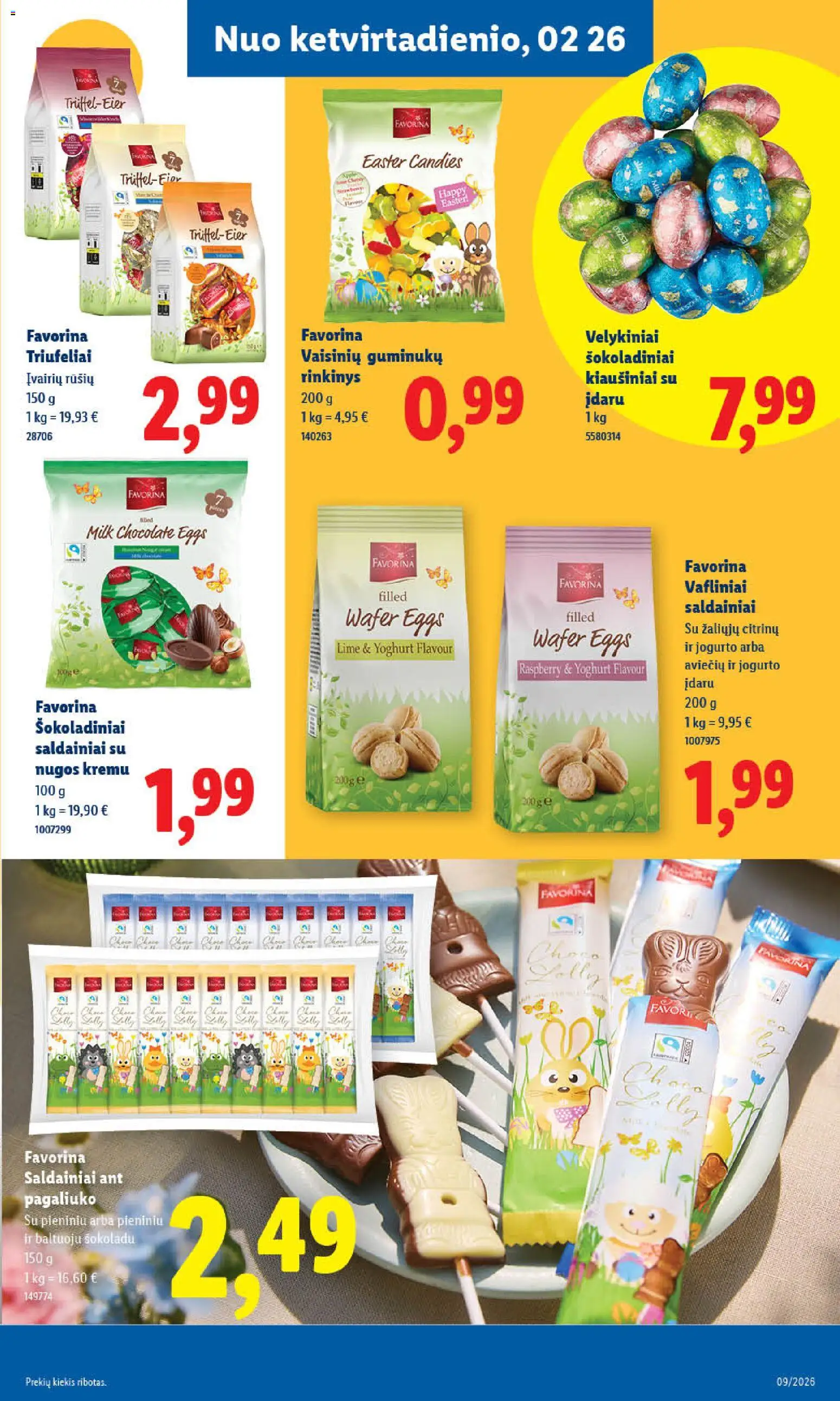 LIDL akcijos nuo 23.02.2026 | Puslapis: 35 | Prekių: Kiaušiniai, Saldainiai