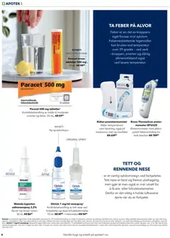 Forhåndsvisning av Apotek 1 kundeavis gyldig fra 05.01.2026 | Side: 4 | Produkter: Sittunderlag, Kontakt, Суміш дитяча, Обробна дошка