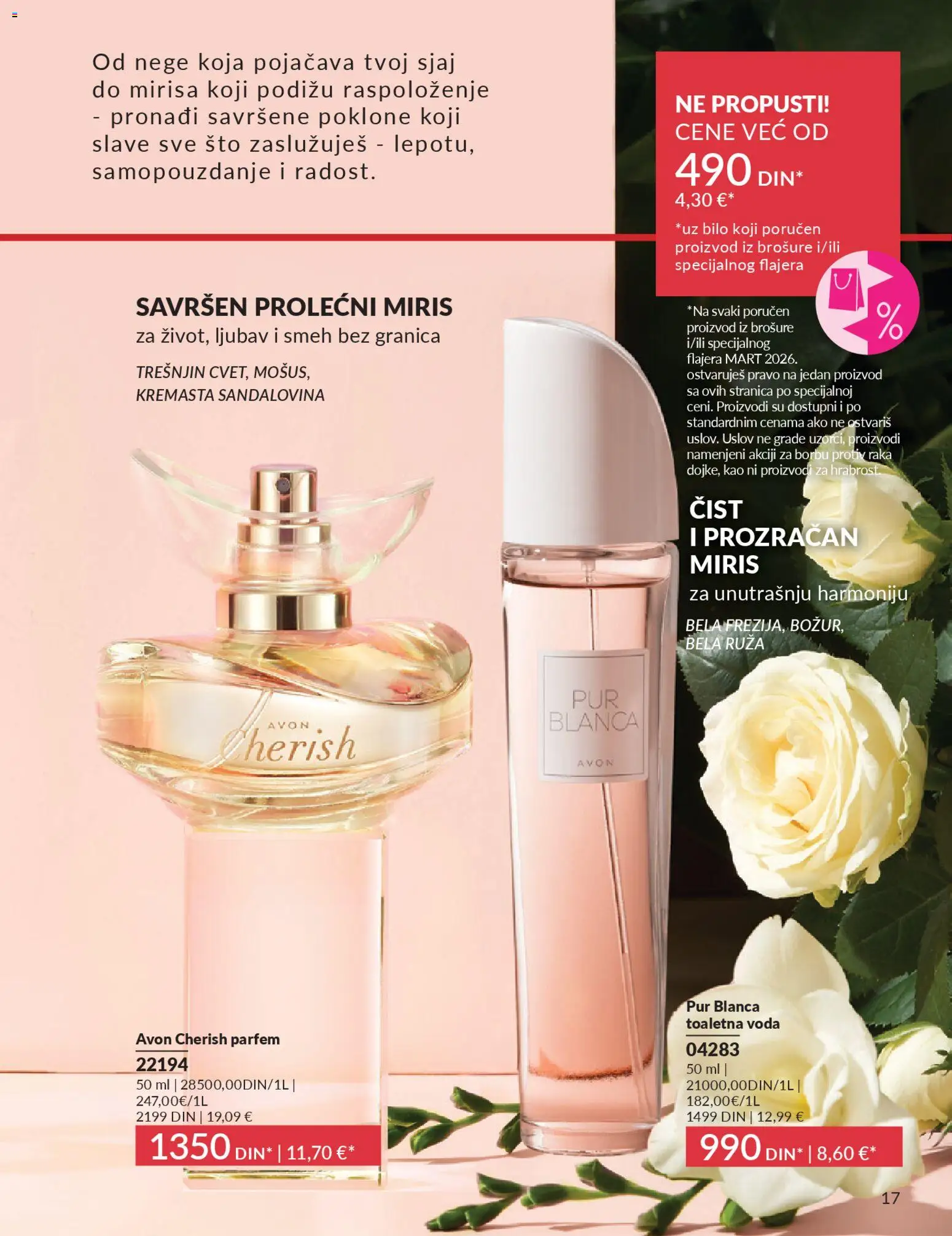 AVON katalog - važi od 28.02.2026 | Strana: 21 | Proizvode: Sto, Miris, Parfem, Toaletna voda