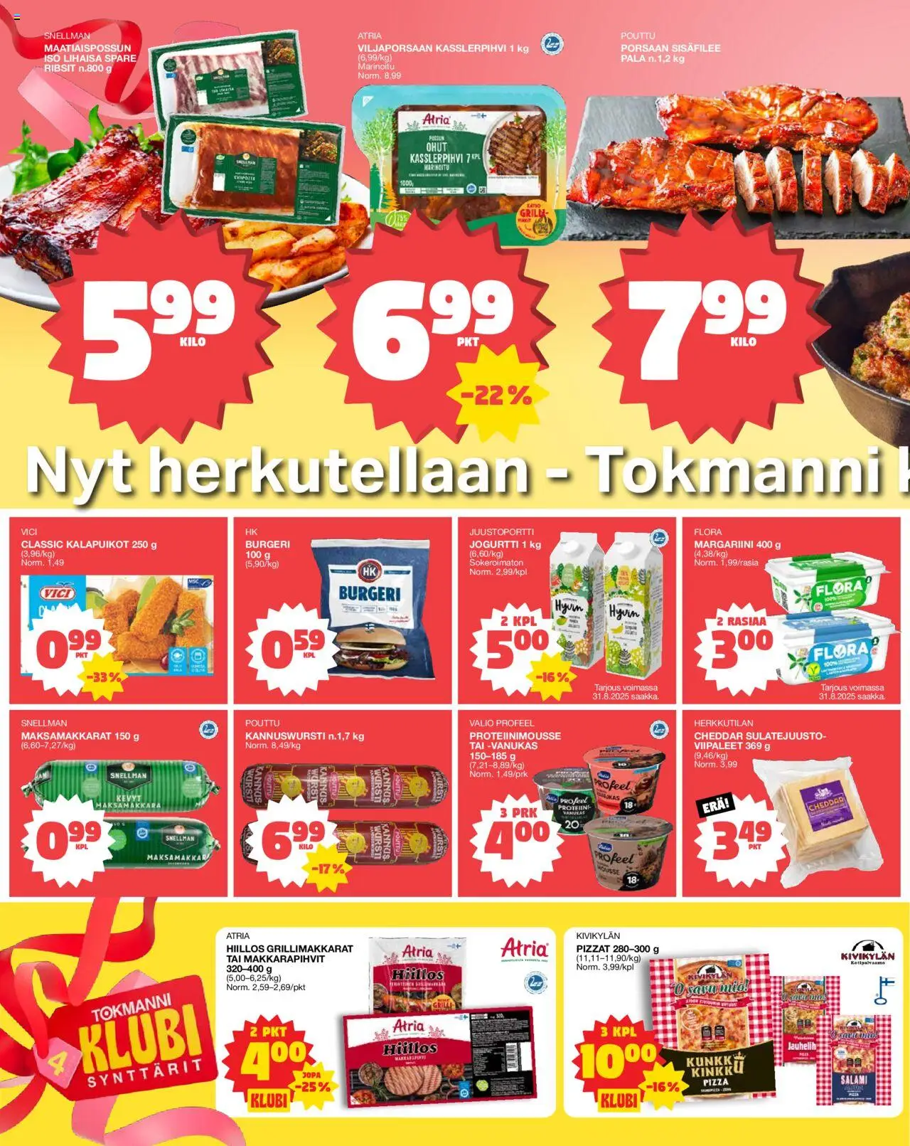  | Sivu: 2 | Tuotteet: Kalapuikot, Mousse, Jogurtti, Kinkku