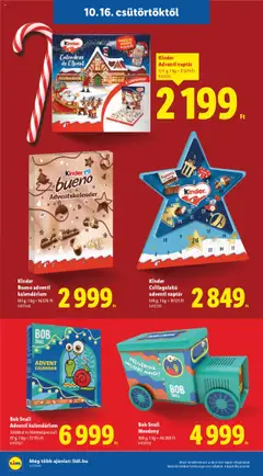 Kinder Bueno adventi kalendárium, Bueno adventi kalendárium 181g - amely érvényes a következő dátumtól: 16.10.2025 | Oldal: 18