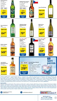 Náhled letáku Božkov Originál, 37,5 %, 0,5 l (1 l = 299.80 Kč) od 14.01.2026 | Strana: 9 | Produkty: Rýže, Ceresit Stop vlhkosti, Božkov originál, Karty