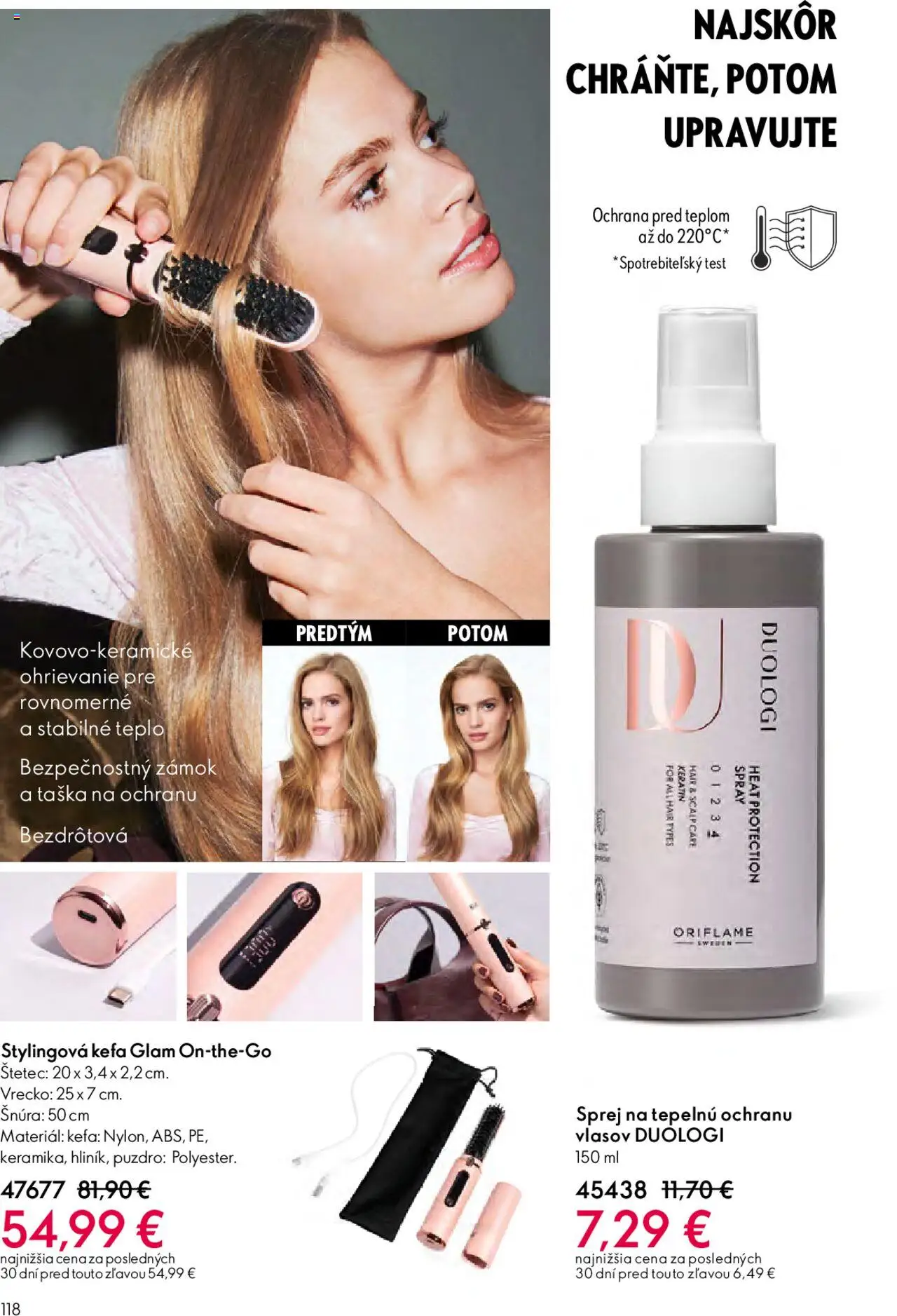 Katalóg Oriflame 13 2025 │ platný od 07.09.2025 | Strana: 118 | Produkty: Štetec, Kefa, Puzdro, Taška