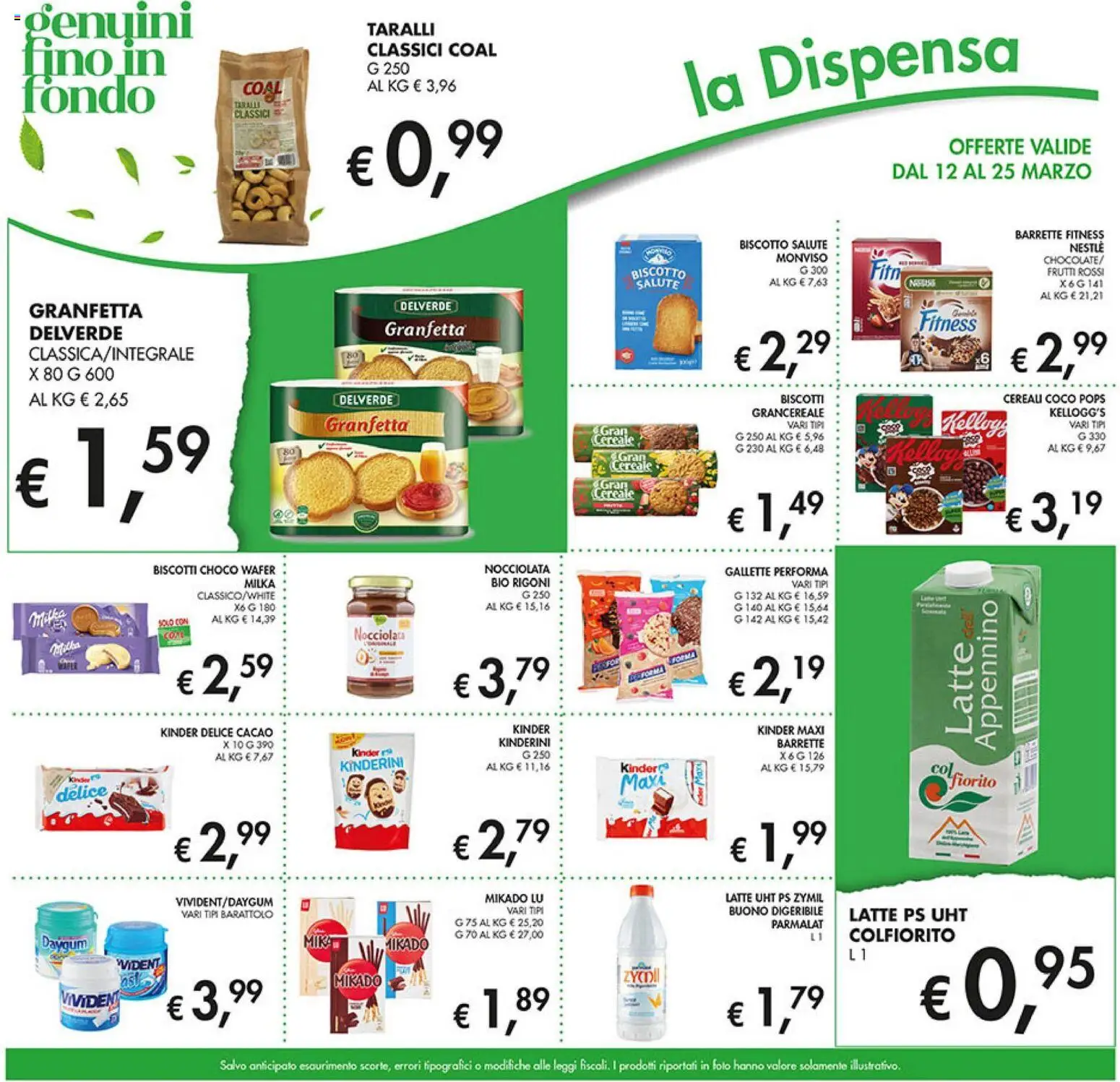 Volantino Coal del 12.03.2026 | Pagina: 17 | Prodotti: Biscotti, Latte, Gallette, Taralli