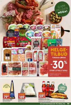 Forhåndsvisning av Coop Mega kundeavis gyldig fra 10.11.2025 | Side: 5 | Produkter: Skinke, Brus, Sukker, Topper