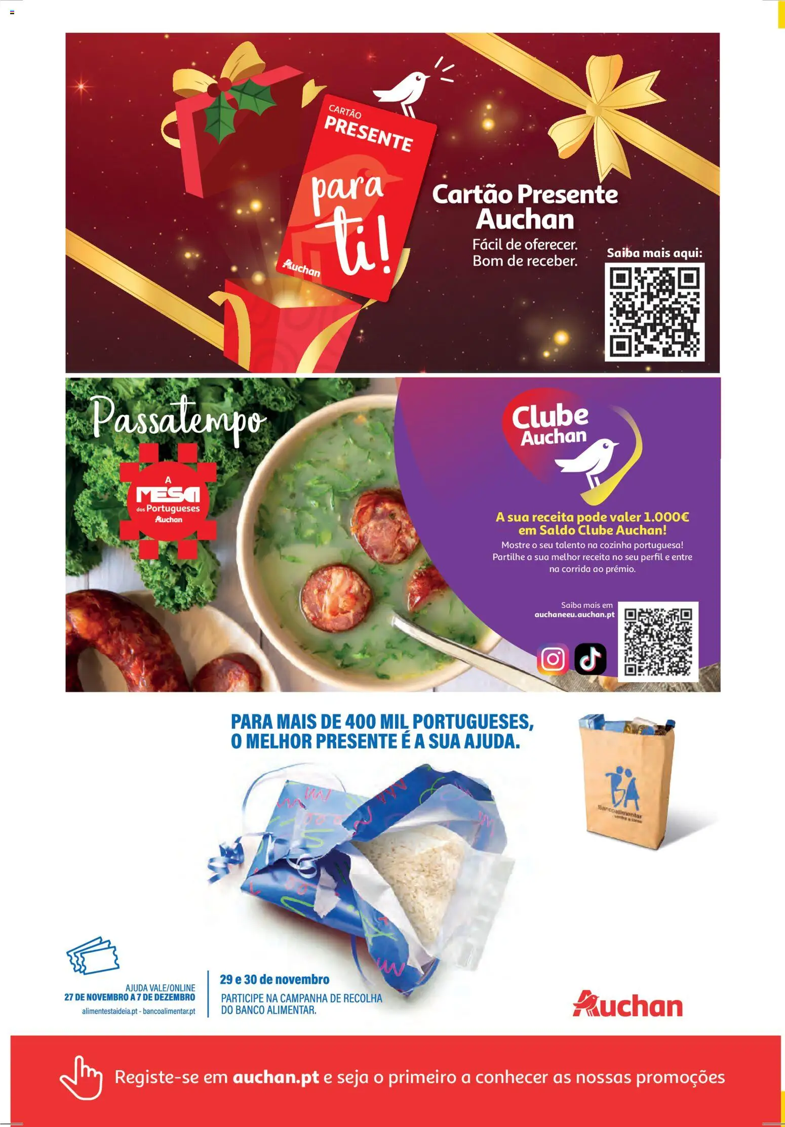 Auchan folheto │ válido de 27.11.2025 | Página: 40 | Produtos: Banco, Mesa