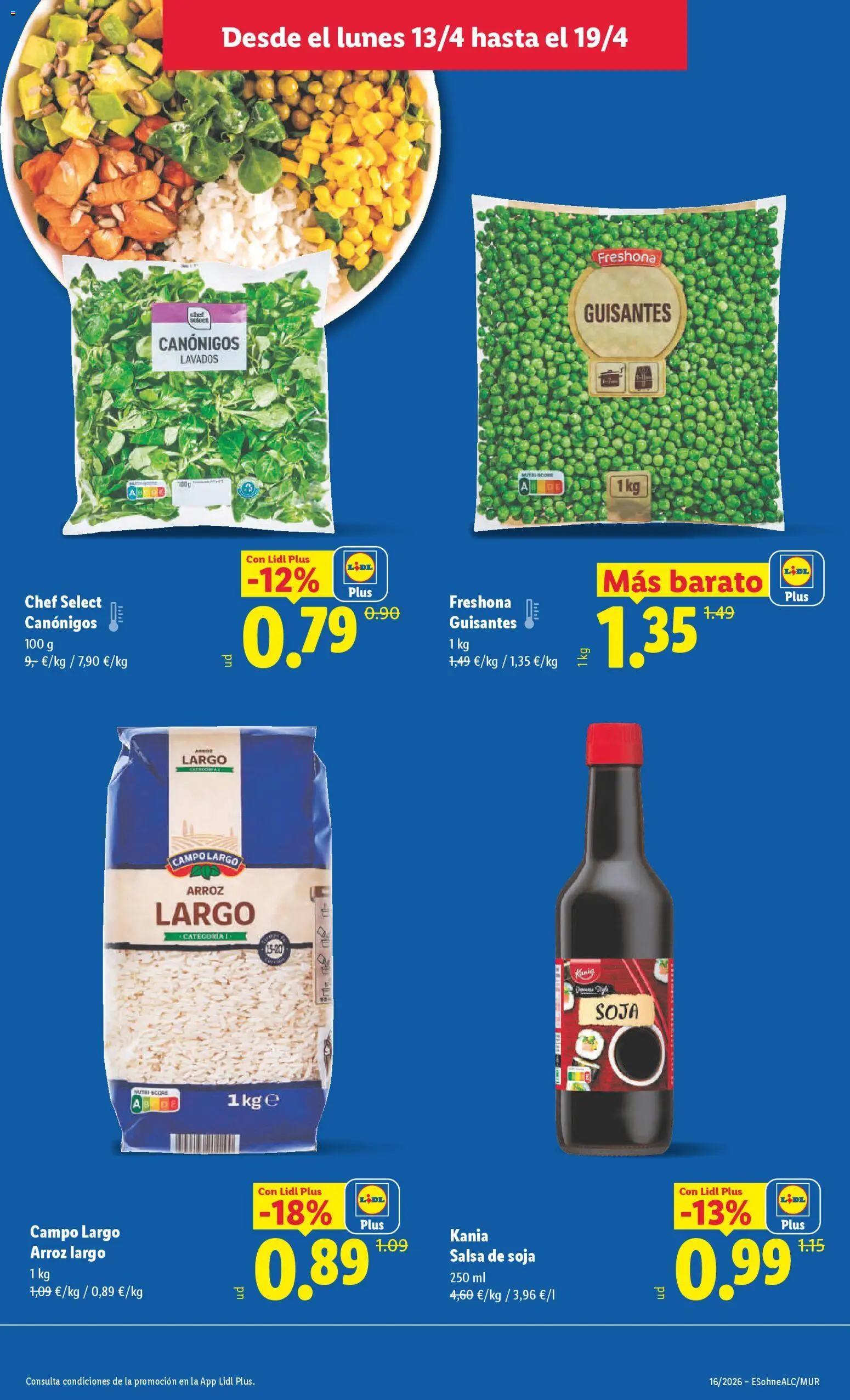 Lidl folleto │ válido desde el 13.04.2026 | Página: 19 | Productos: Arroz