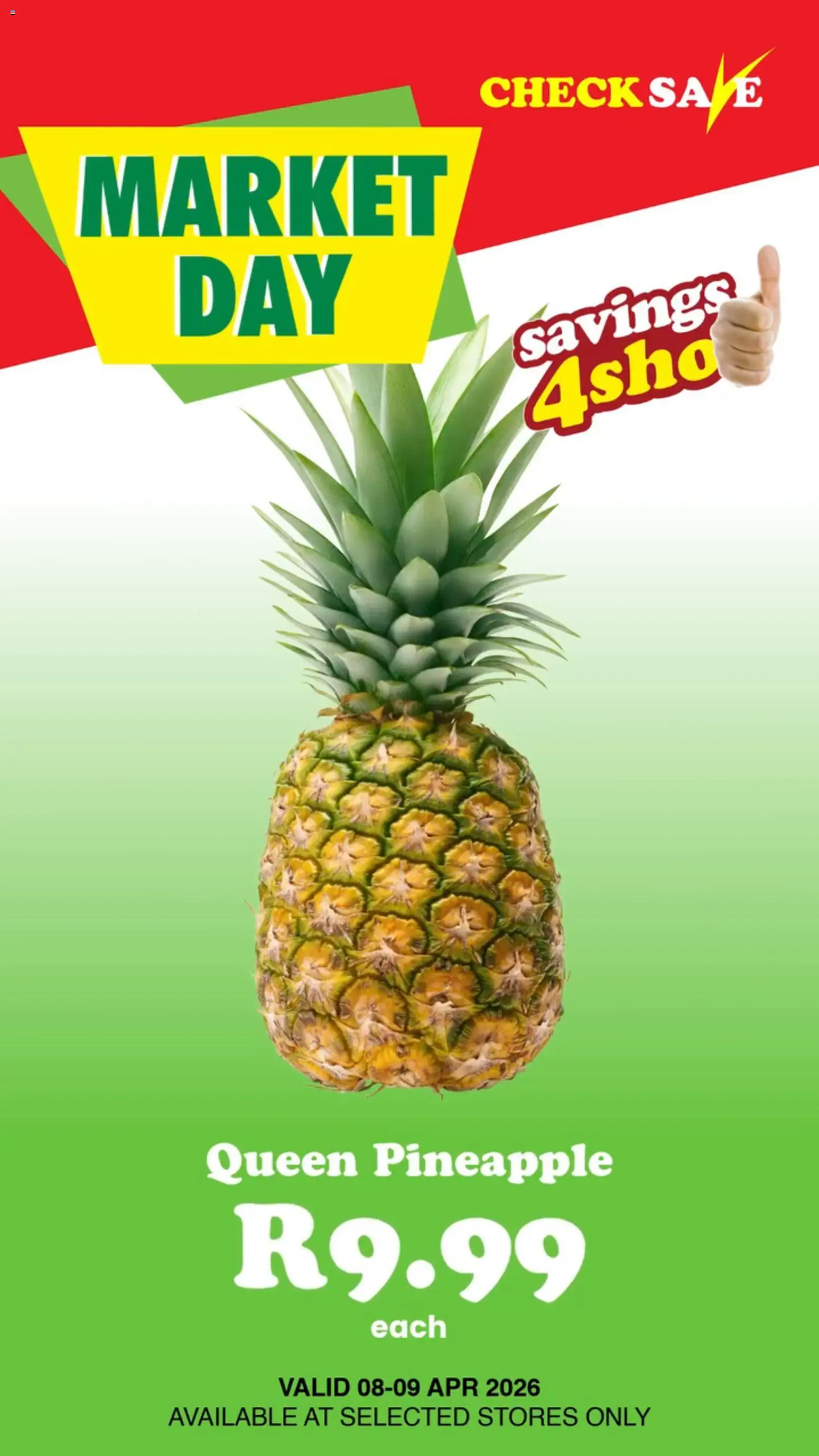 New Check Save catalogue – valid from 08.04.2026 | Page: 6 | Products: Pineapple