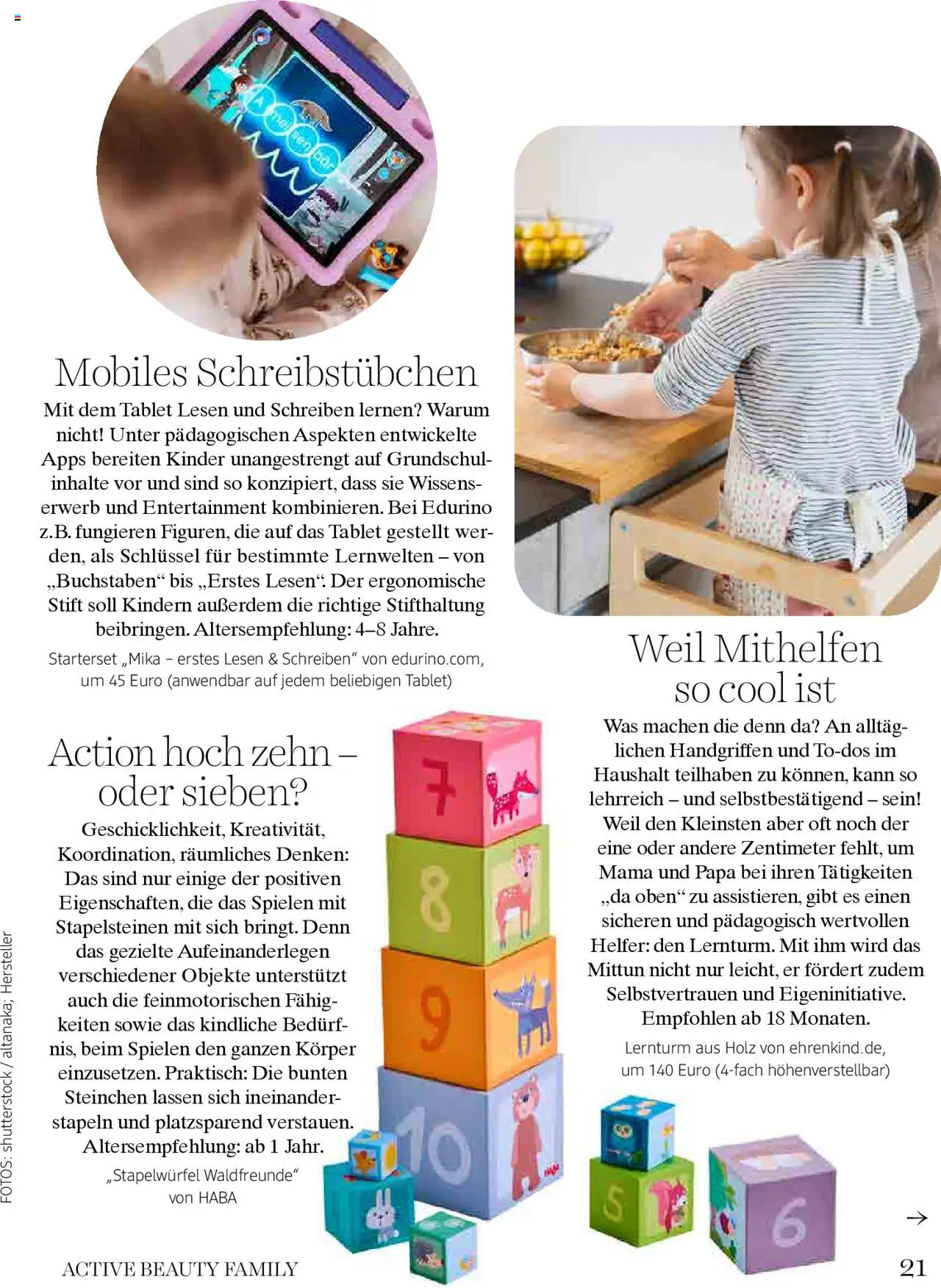 dm drogerie markt Active Beauty Family  gültig ab 03.06.2025 | Seite: 21 | Produkte: Tablet