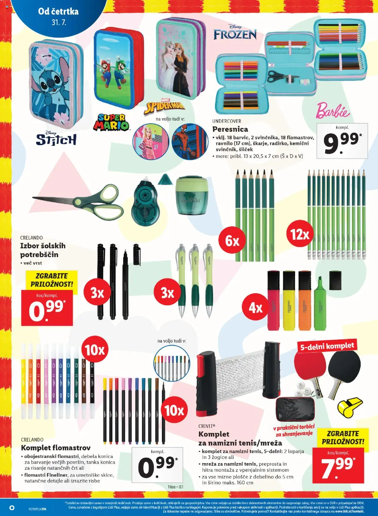 Lidl katalog │ velja od 31.07.2025 | Stran: 26 | Izdelki: Silcek, Kos, Peresnica