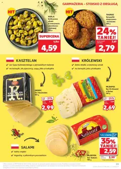 Kaufland gazetka od 24.07.2025 | Strona: 23 | Produkty: Karta, Sery, Ser, Salami