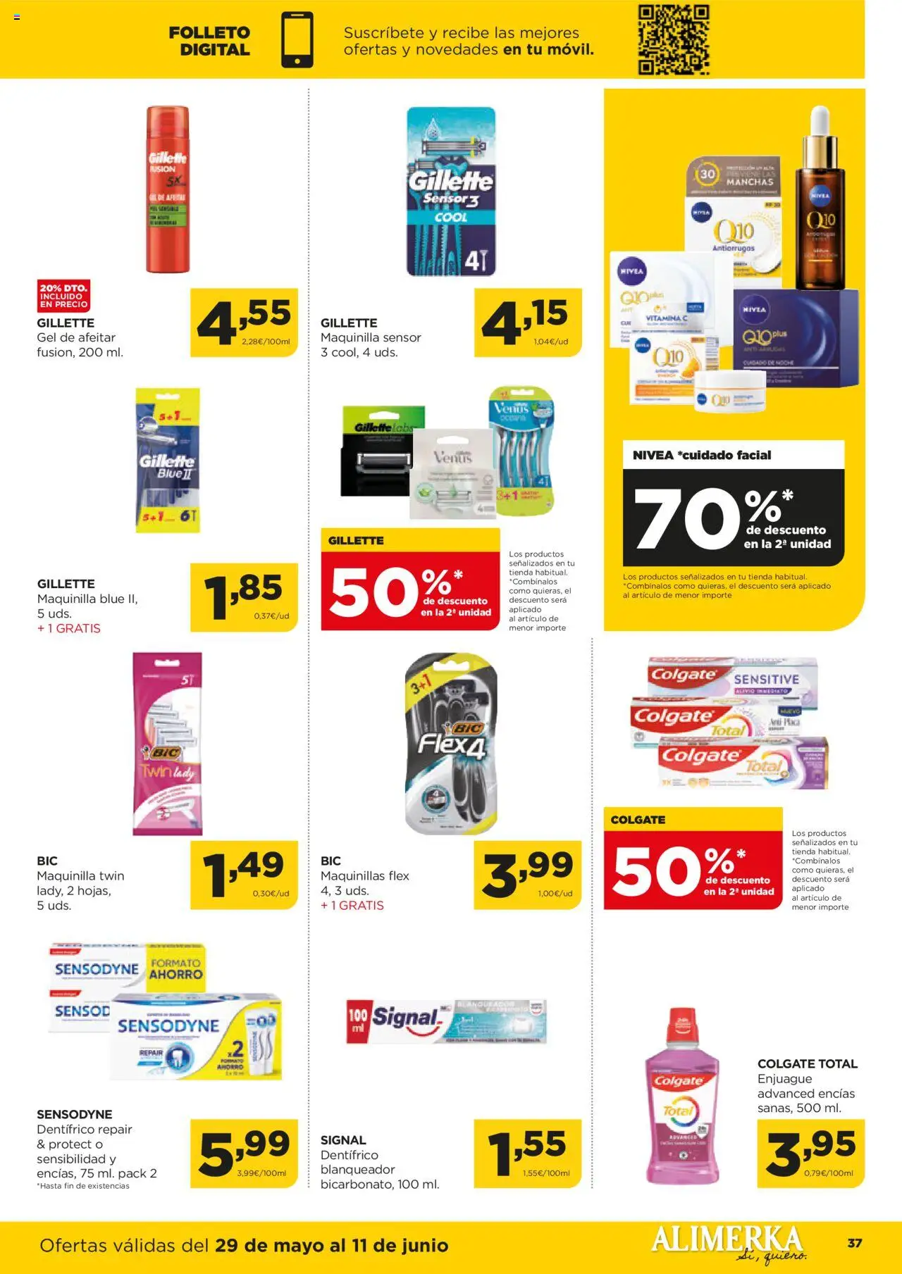 Alimerka folleto Castilla y León │ válido desde el 29.05.2025 | Página: 37 | Productos: Gel de afeitar