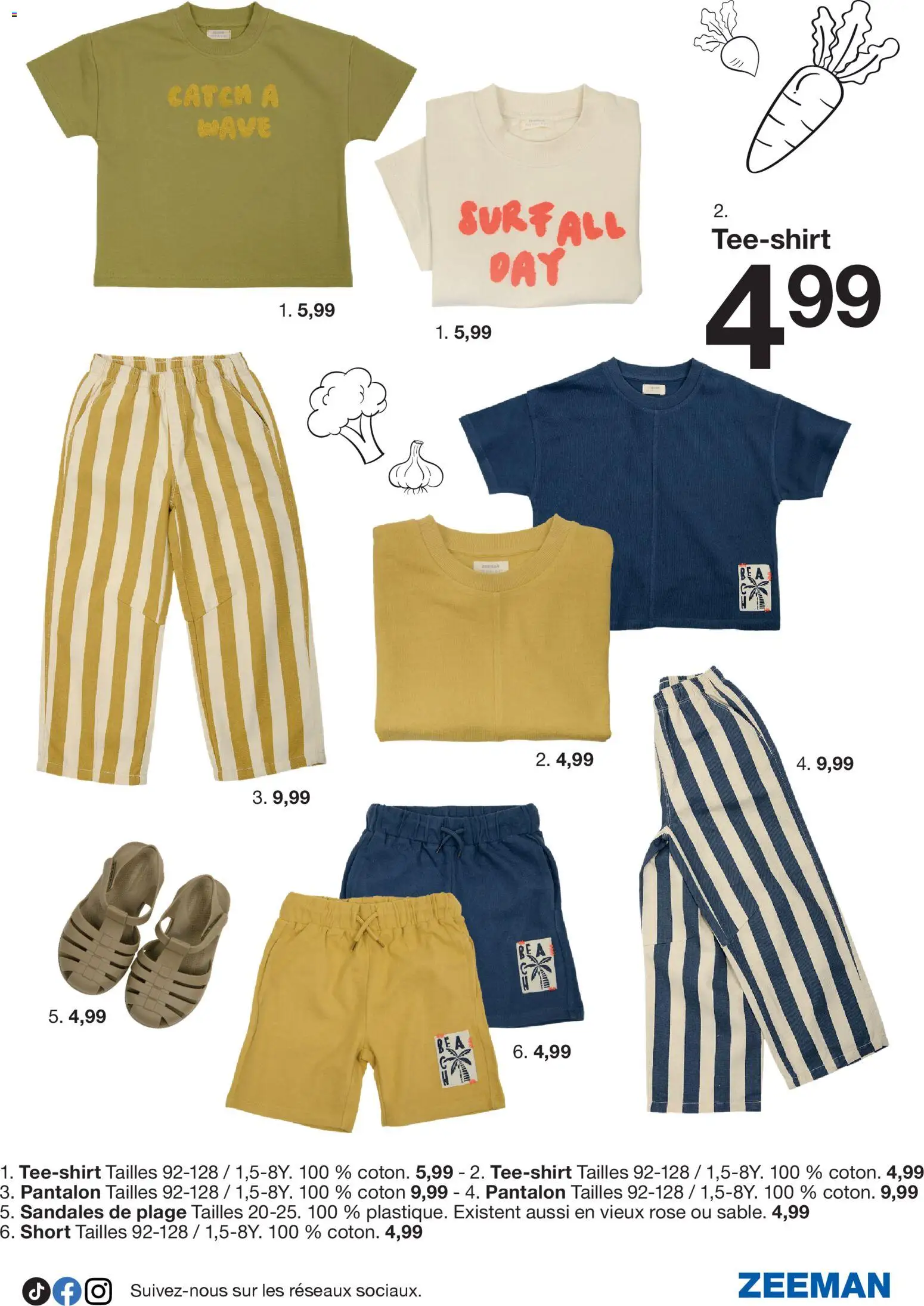 {H1} | Page: 7 | Produits: Coton, Pantalon, Sandales