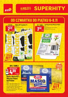 Pogląd oferty "POLOmarket Gazetka - Super Hity" - ważna od 06.11.2025